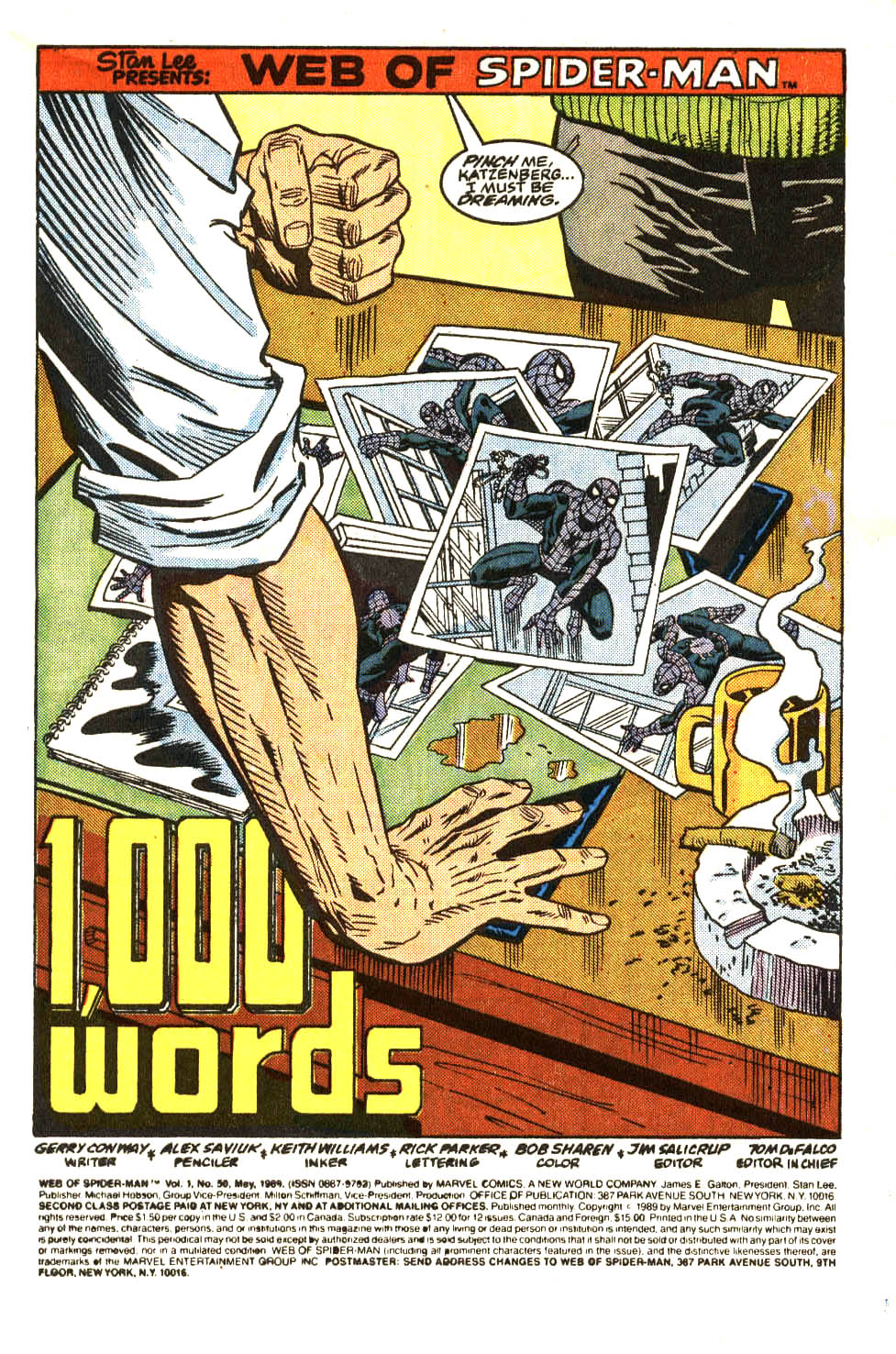 Read online Web of Spider-Man (1985) comic -  Issue #50 - 2