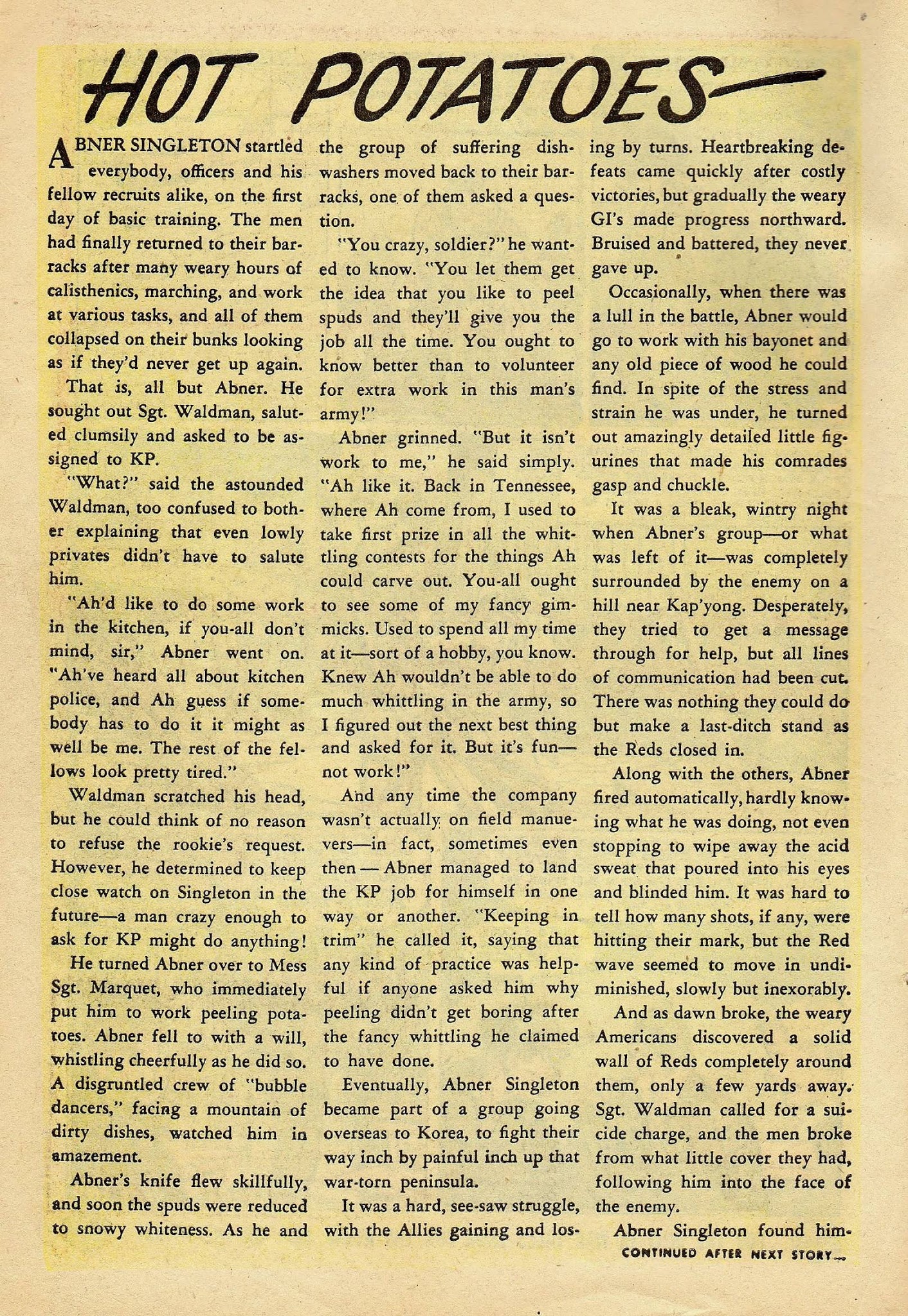Read online War Comics comic -  Issue #25 - 10