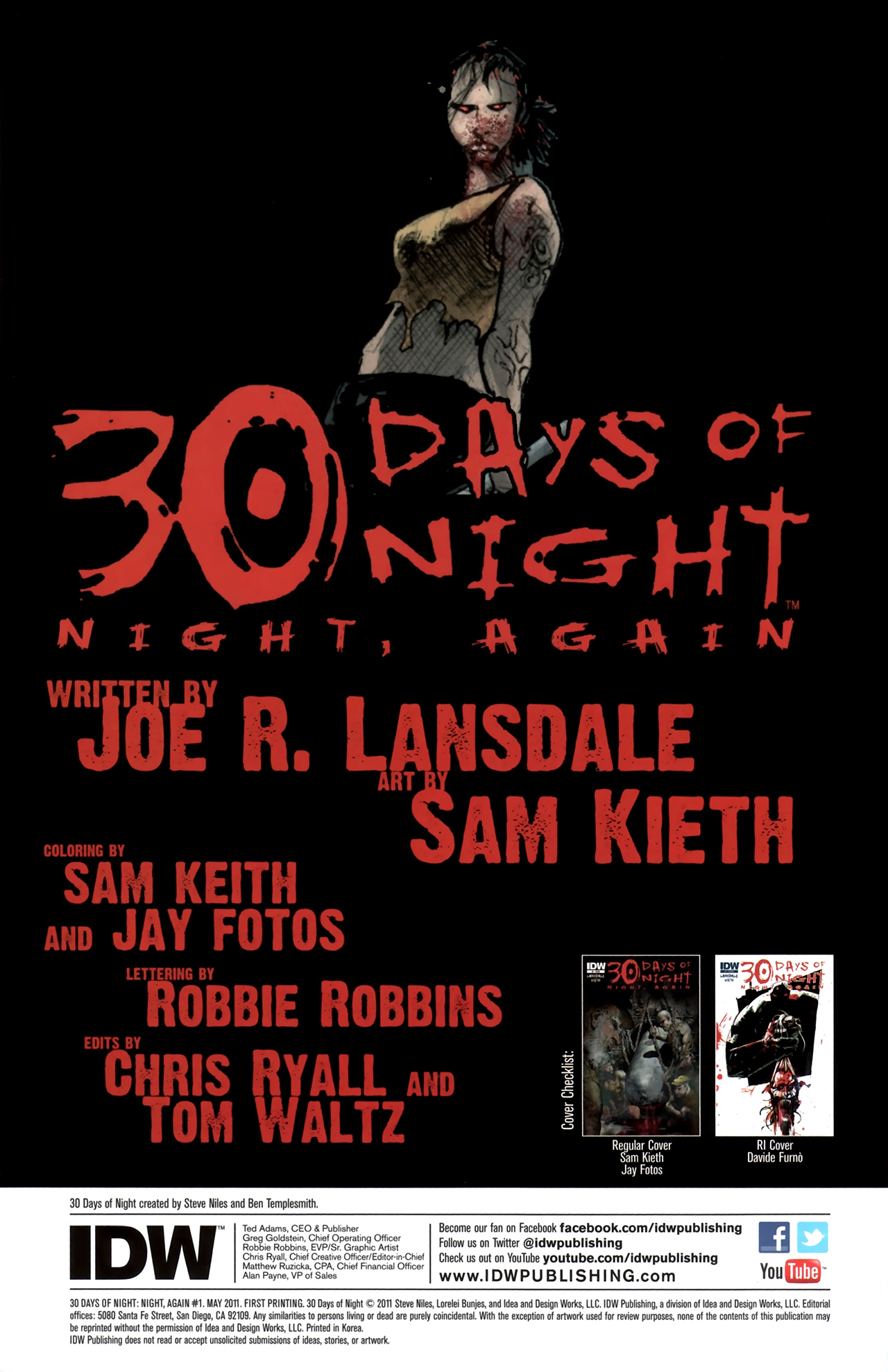 Read online 30 Days of Night: Night, Again comic -  Issue #1 - 2