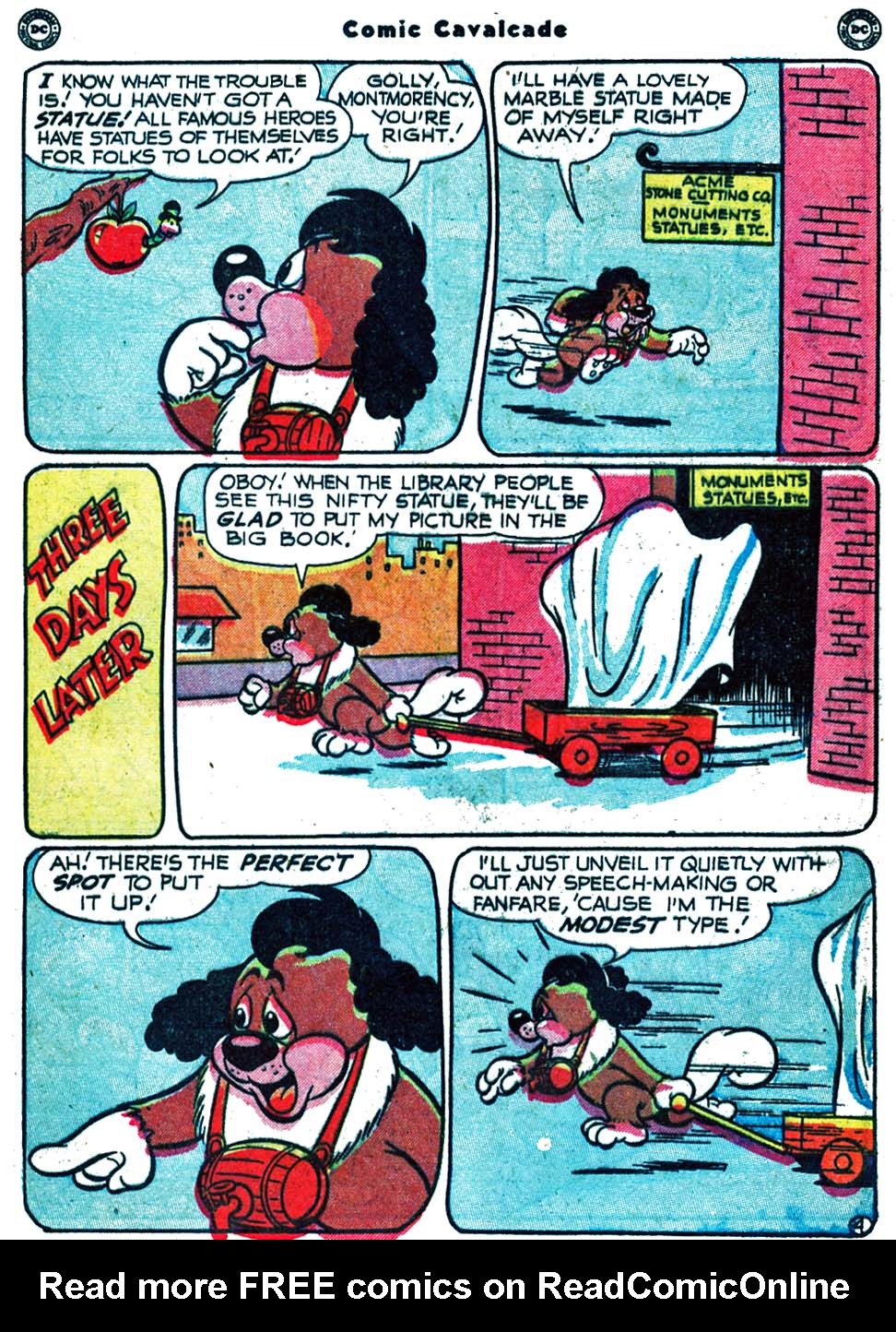 Read online Comic Cavalcade comic -  Issue #42 - 55