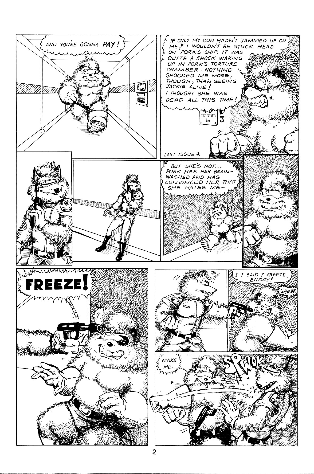 Read online Space Beaver comic -  Issue #2 - 4