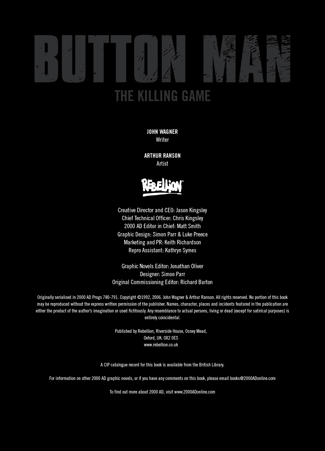 Read online Button Man comic -  Issue # TPB - 5