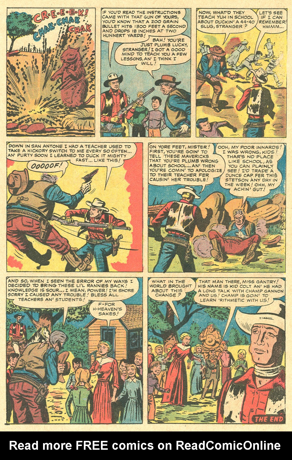 Read online Kid Colt Outlaw comic -  Issue #166 - 17