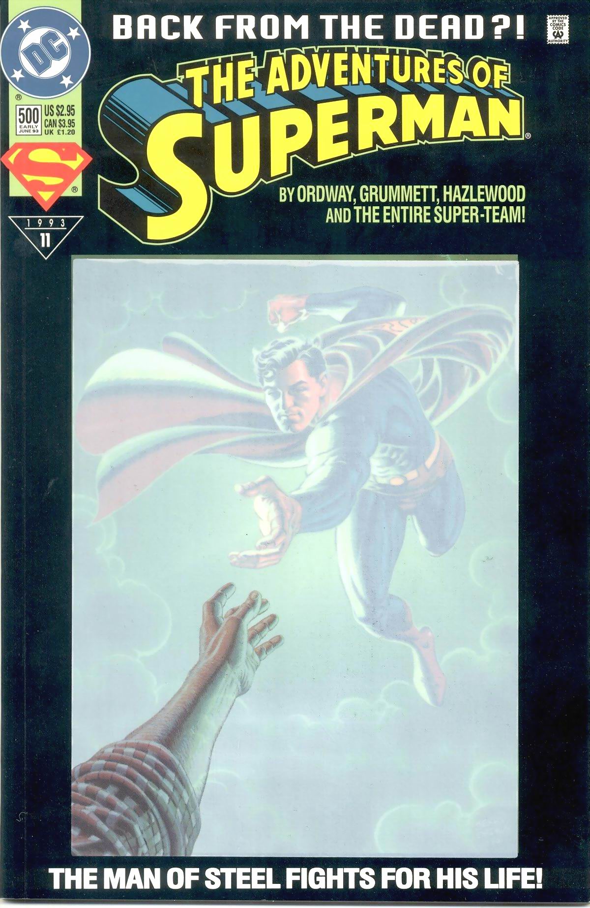Read online Adventures of Superman (1987) comic -  Issue #500 - 1