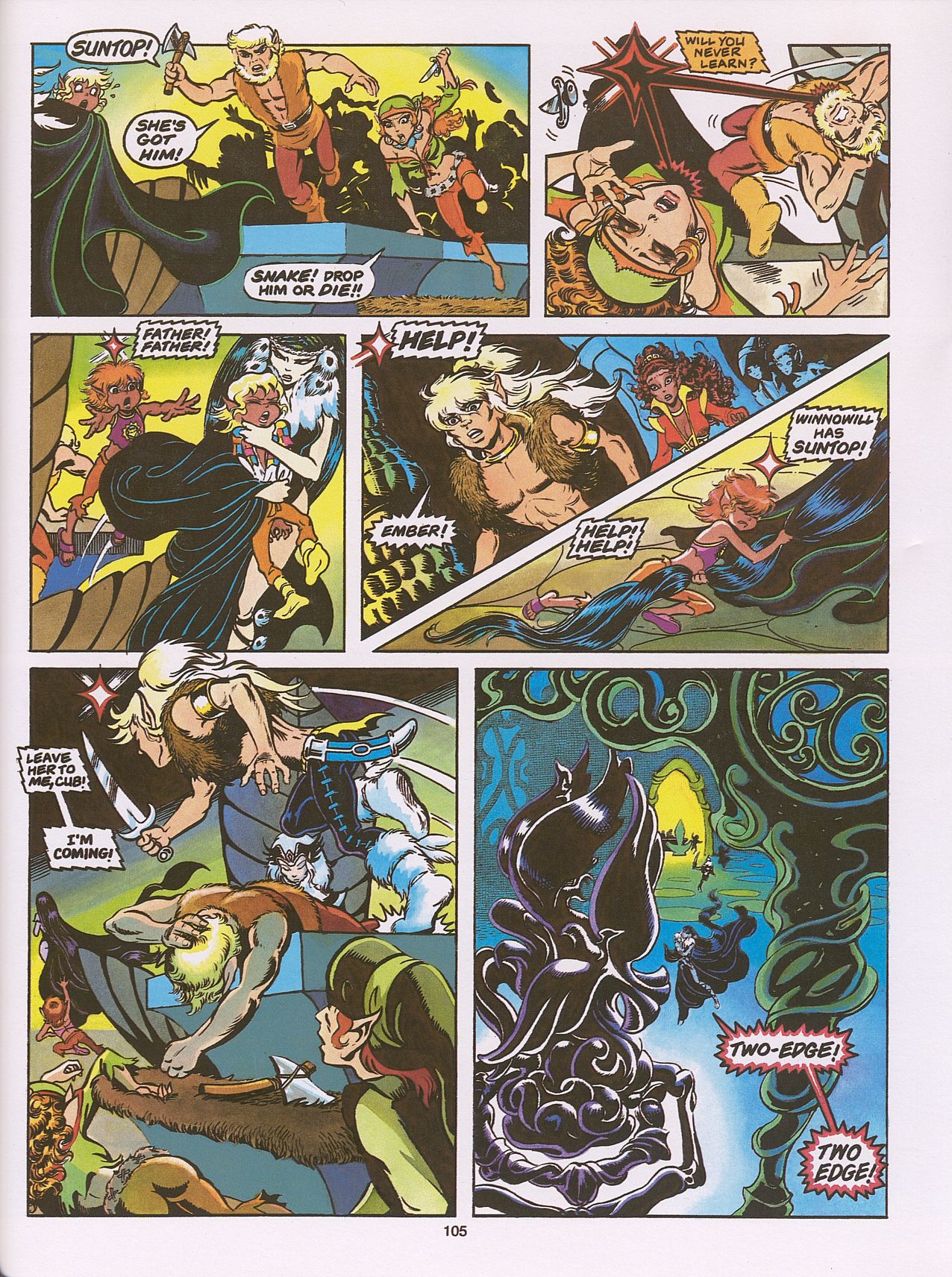 Read online ElfQuest (Starblaze Edition) comic -  Issue # TPB 3 - 110