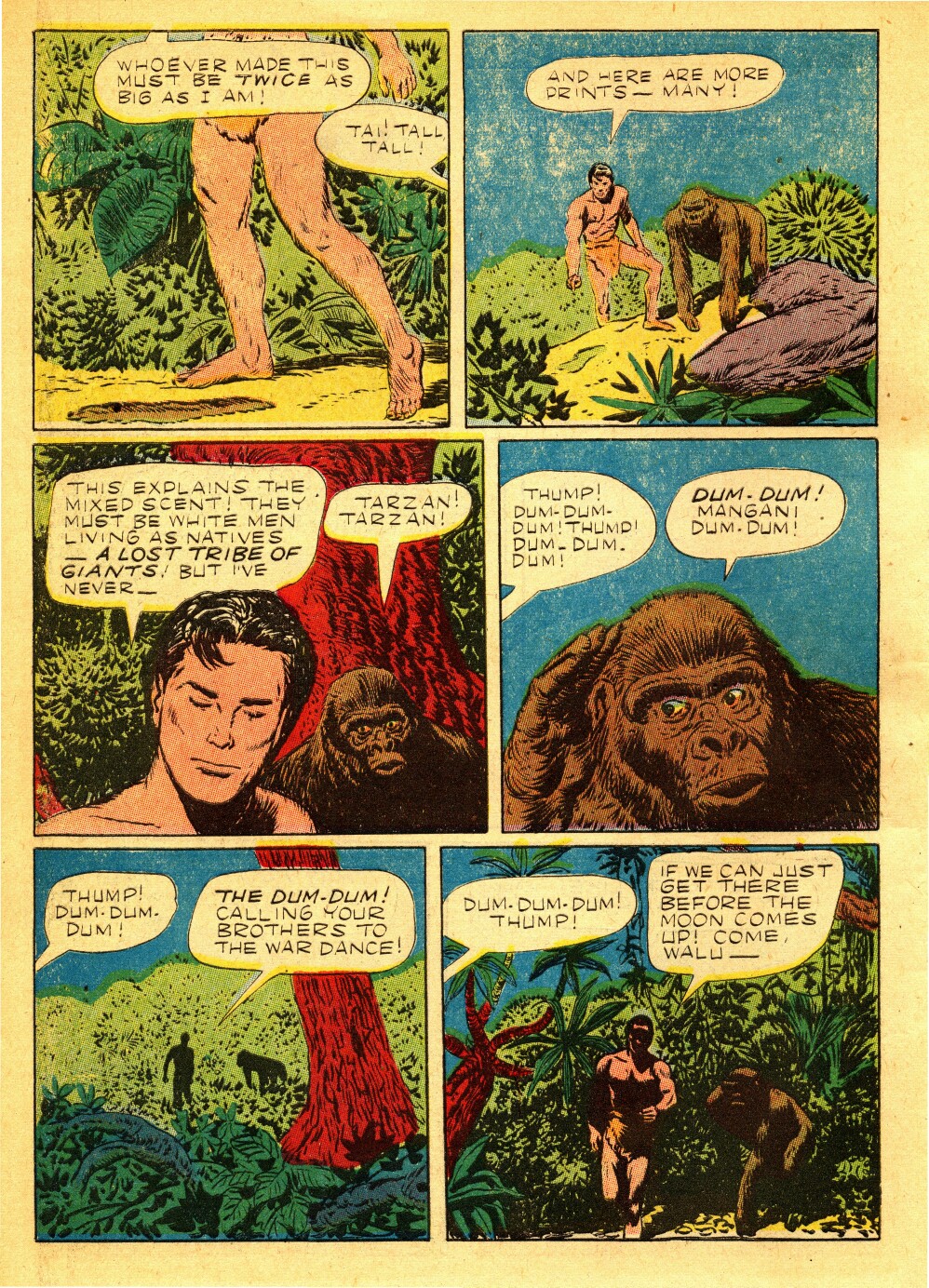 Read online Tarzan (1948) comic -  Issue #37 - 6