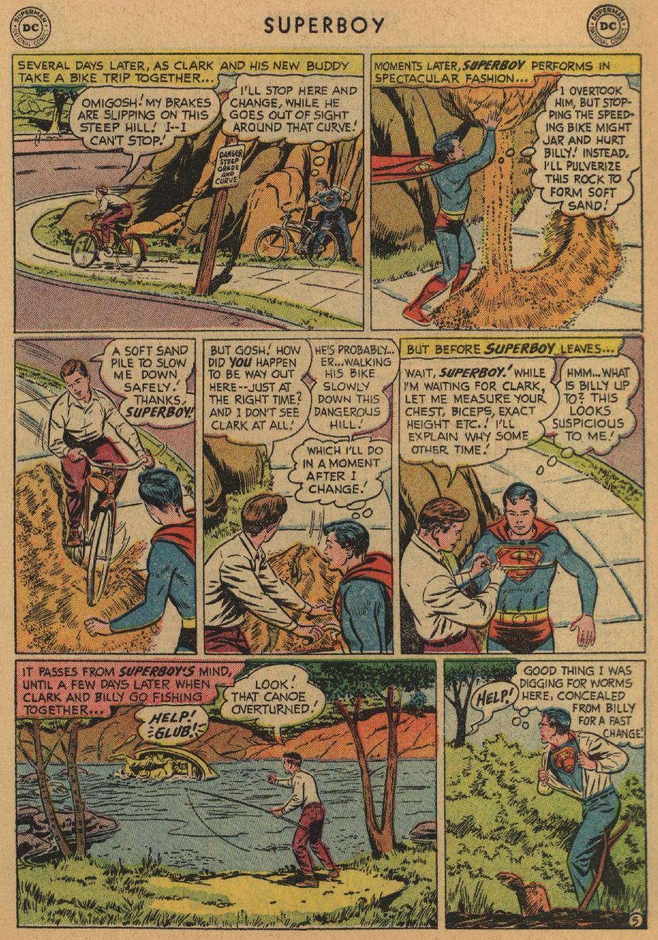 Read online Superboy (1949) comic -  Issue #47 - 6