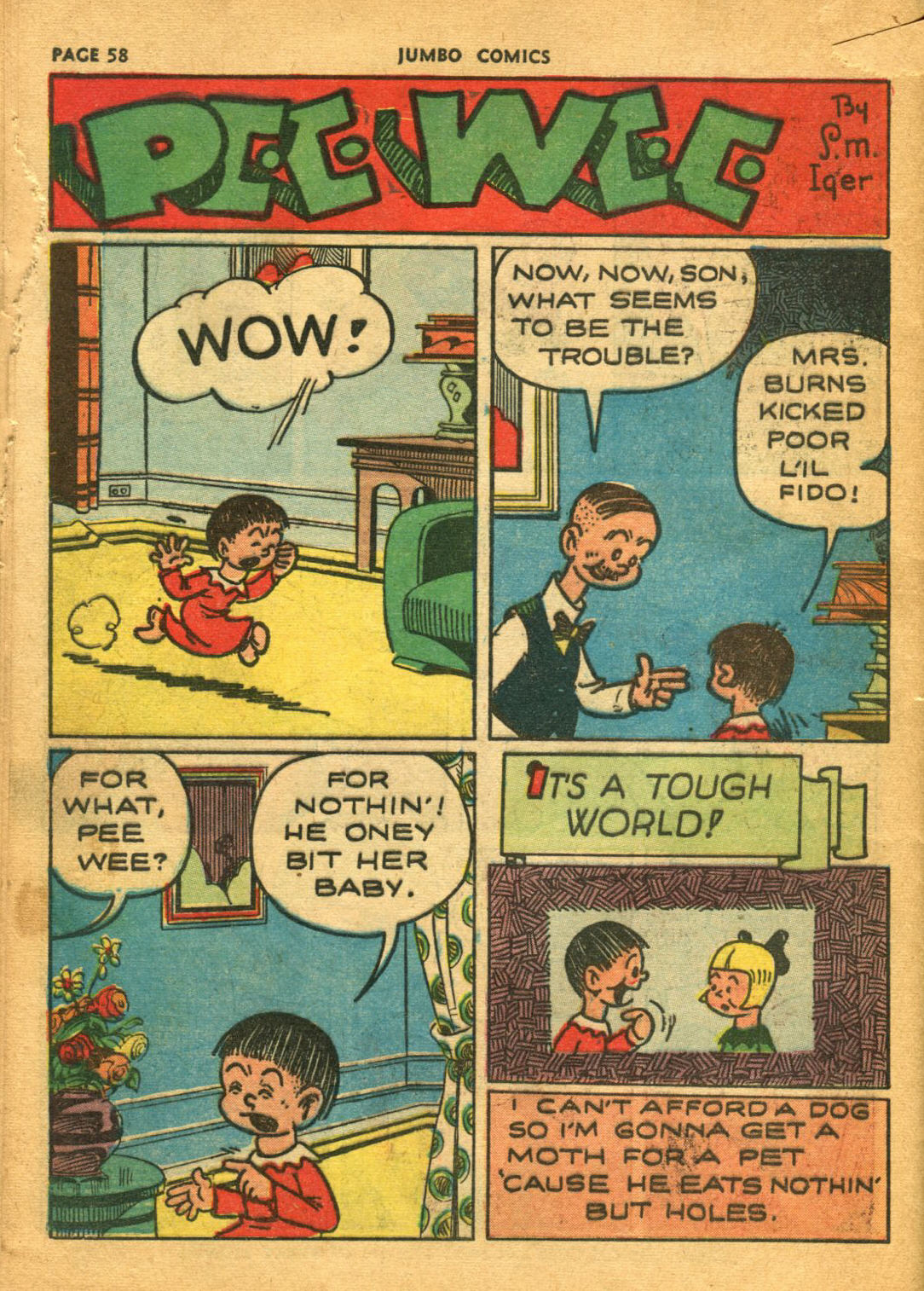 Read online Jumbo Comics comic -  Issue #35 - 61