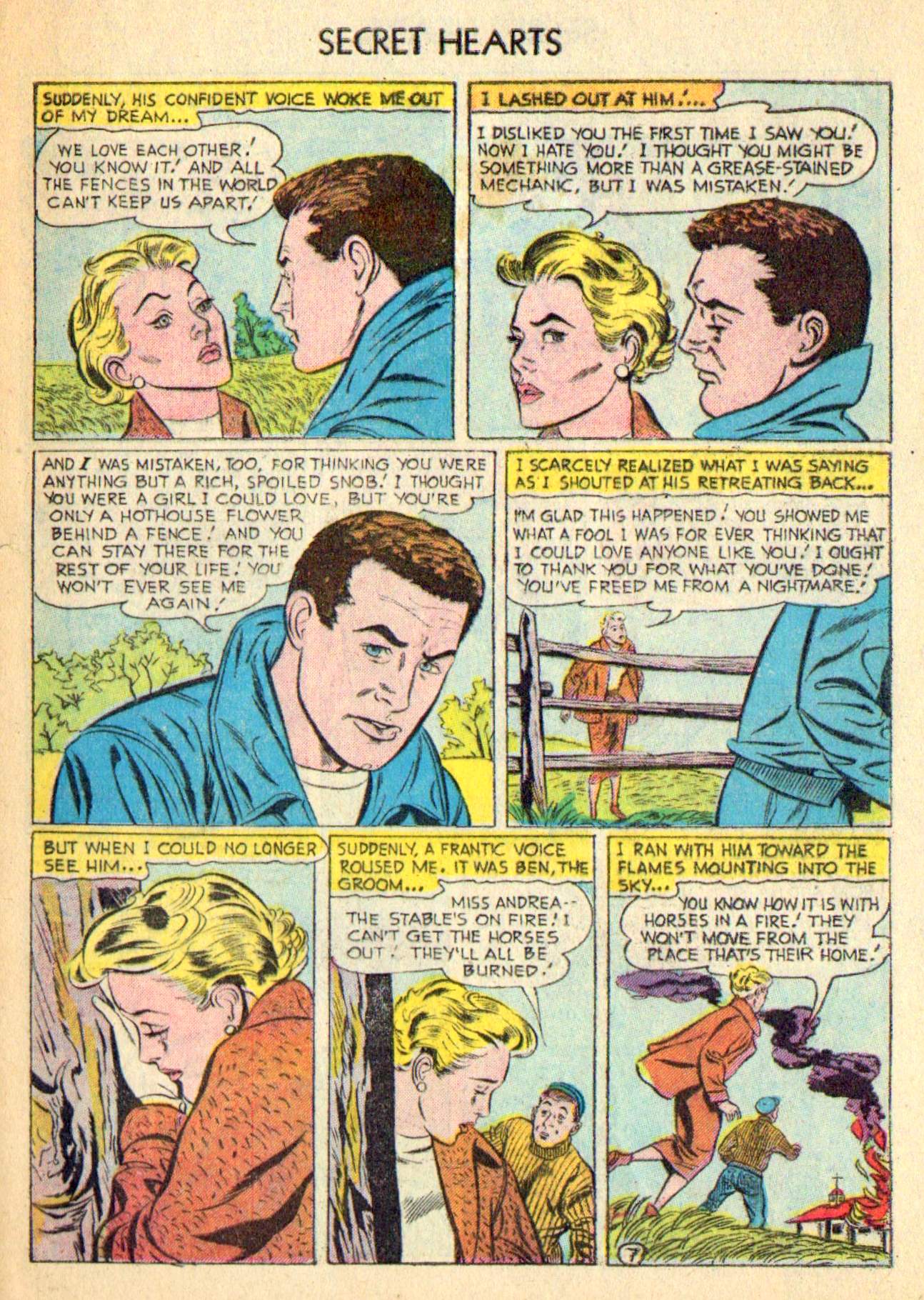 Read online Secret Hearts comic -  Issue #31 - 33