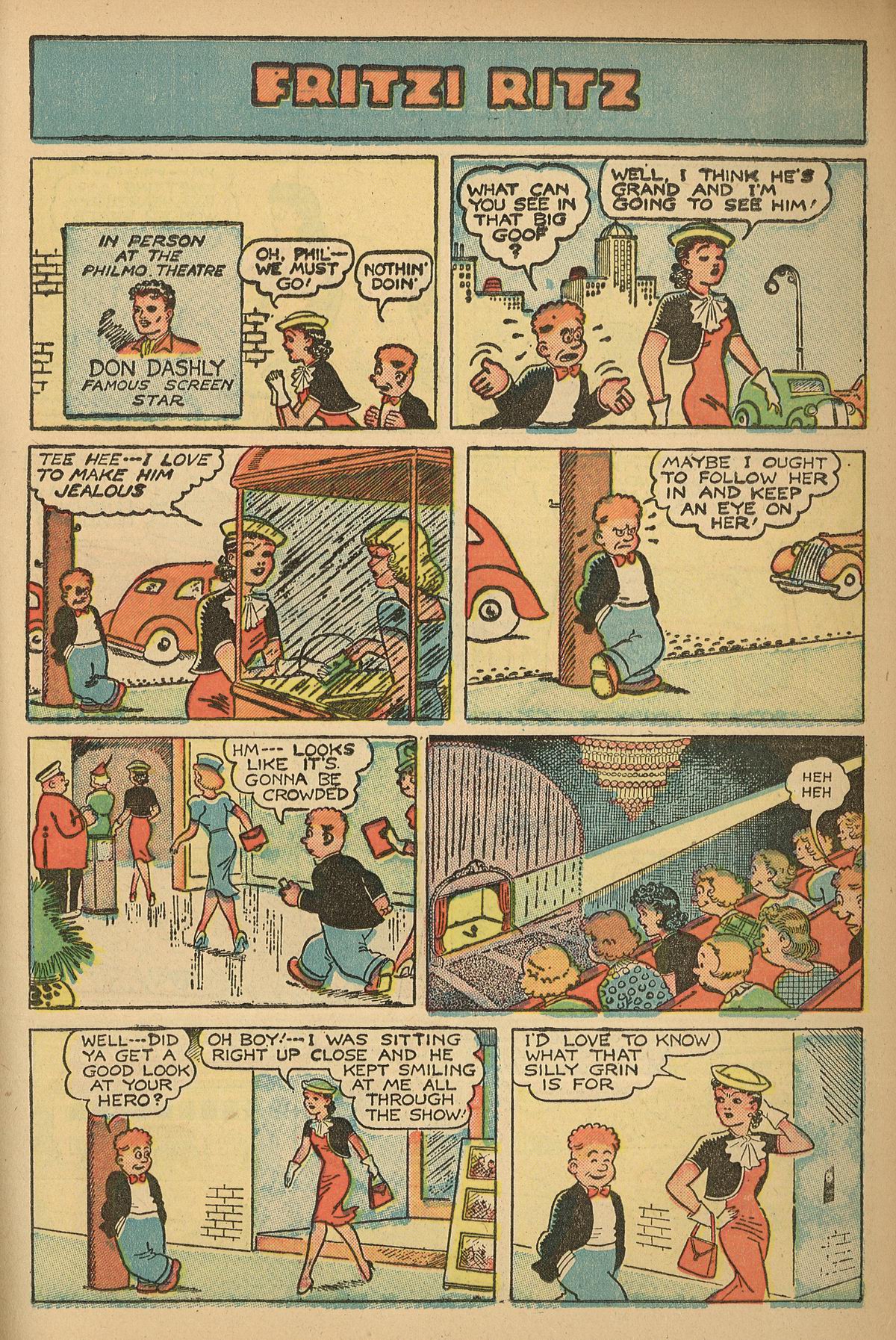Read online Fritzi Ritz (1953) comic -  Issue #4 - 15