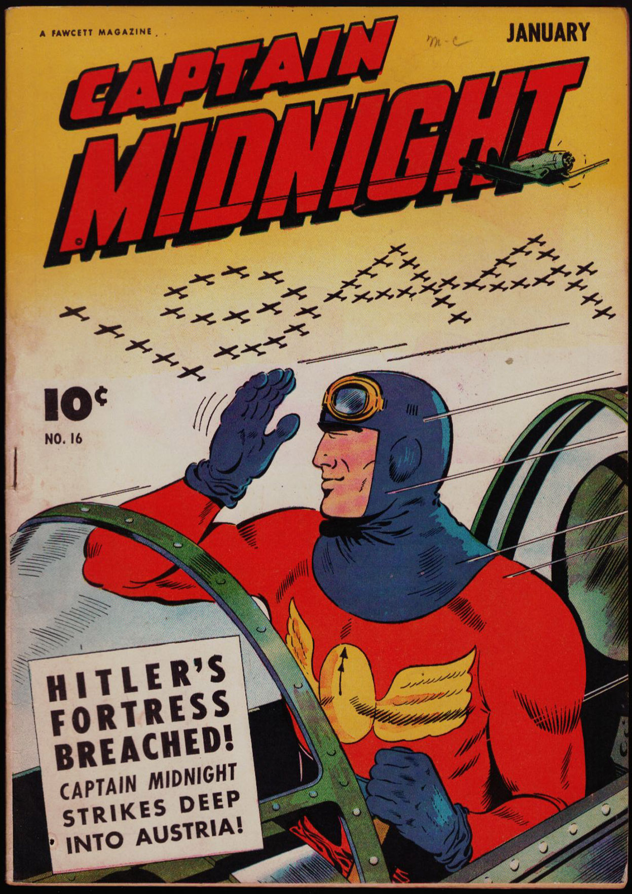 Read online Captain Midnight (1942) comic -  Issue #16 - 1