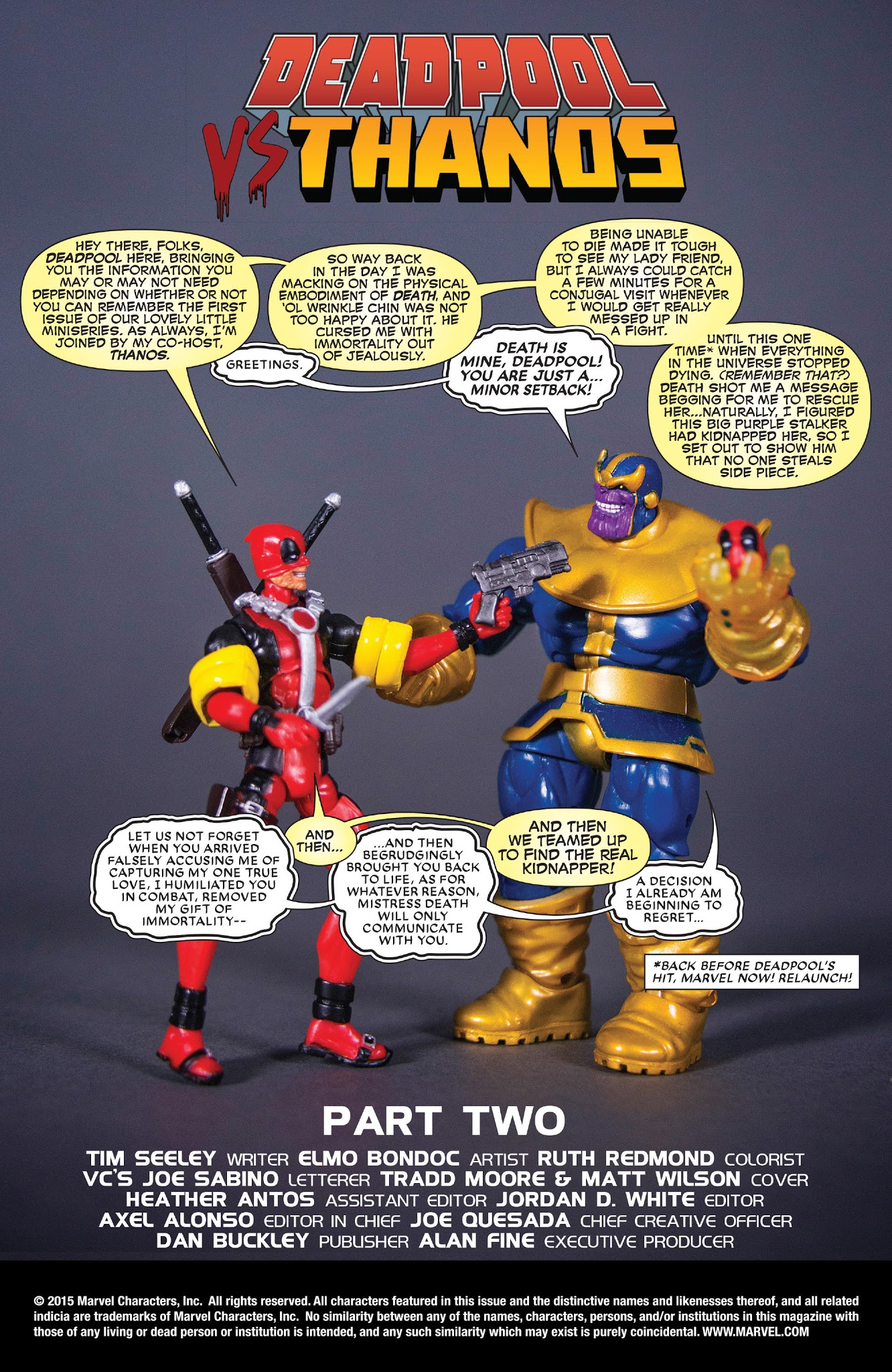 Read online Deadpool vs. Thanos comic -  Issue # _TPB - 27