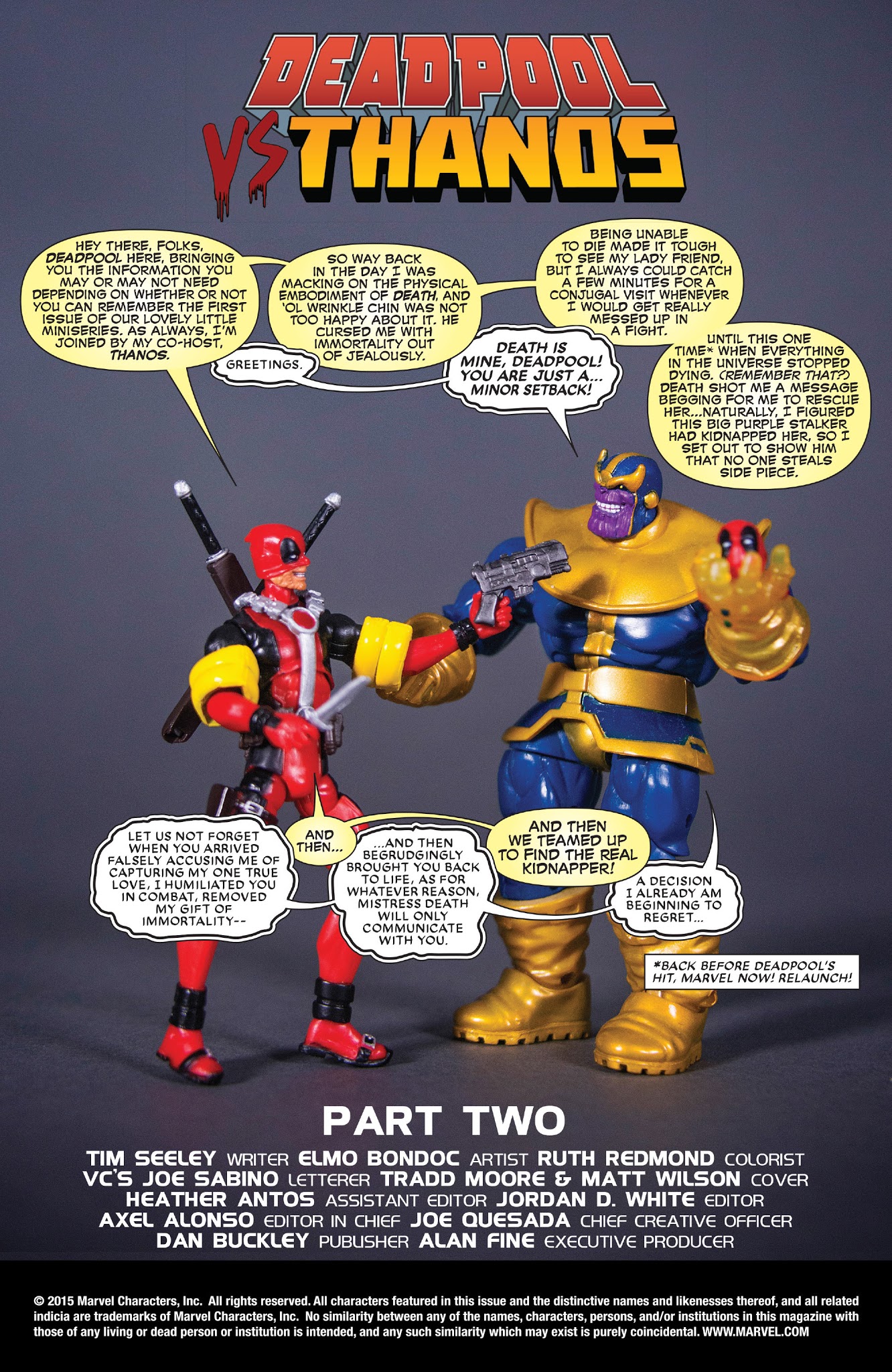Read online Deadpool vs. Thanos comic -  Issue # _TPB - 27