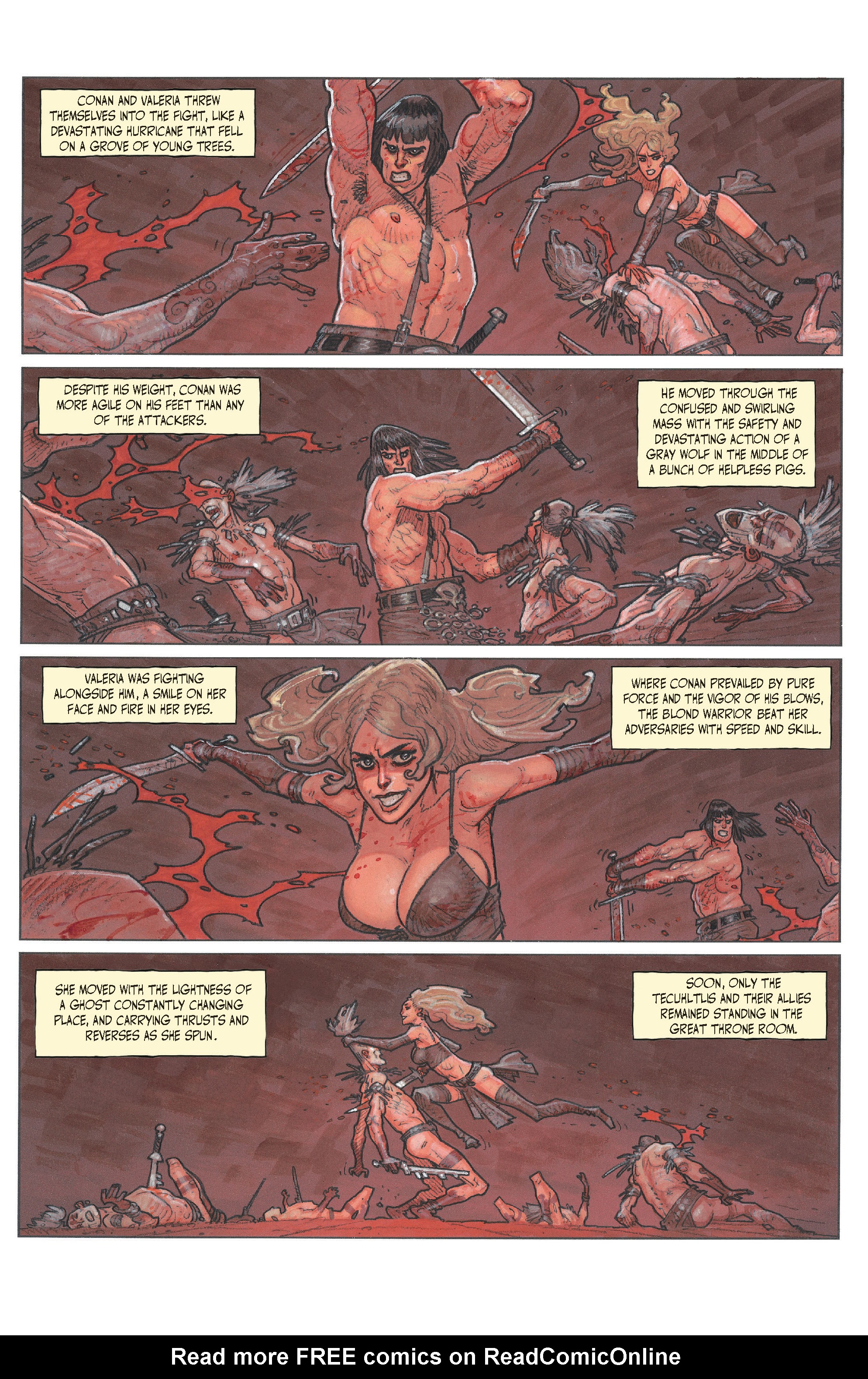 Read online The Cimmerian: Red Nails comic -  Issue #2 - 16