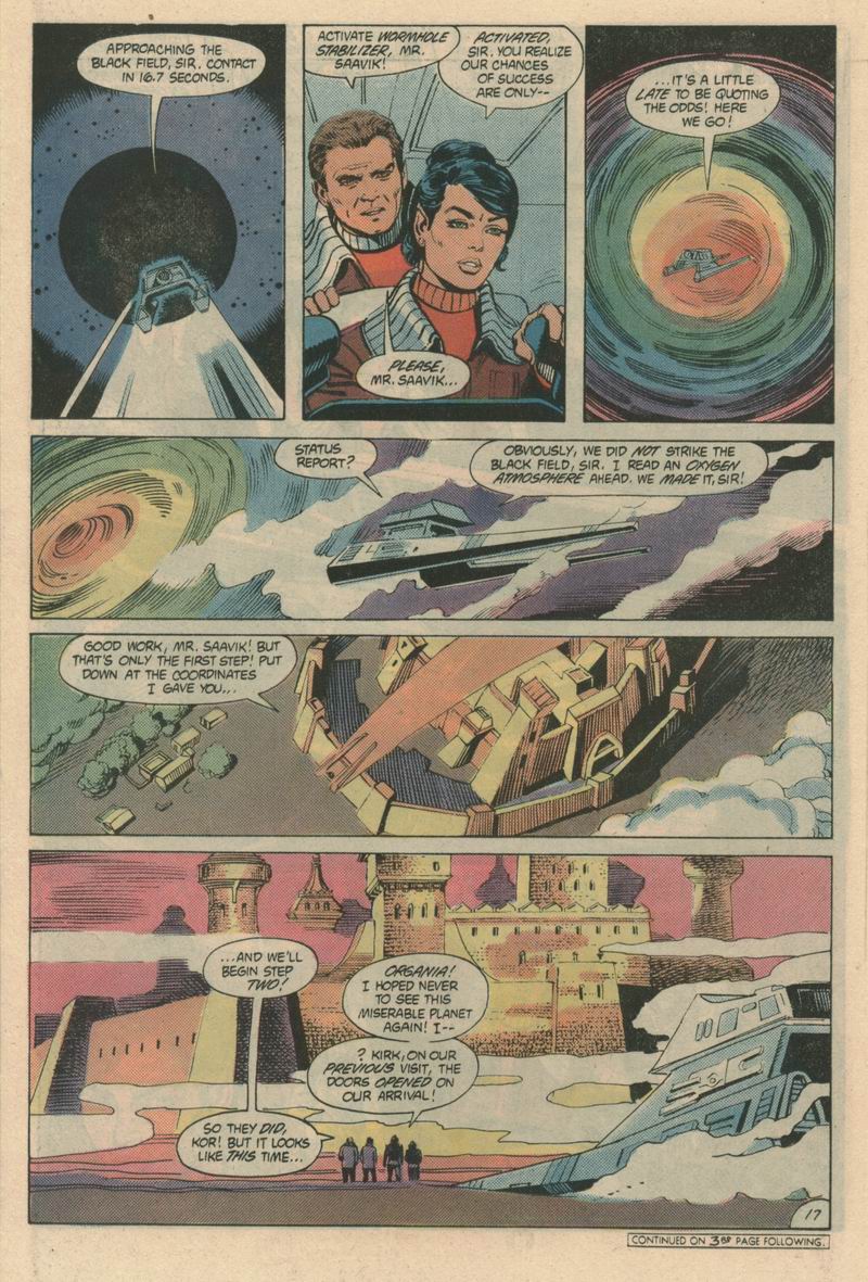 Read online Star Trek (1984) comic -  Issue #4 - 18