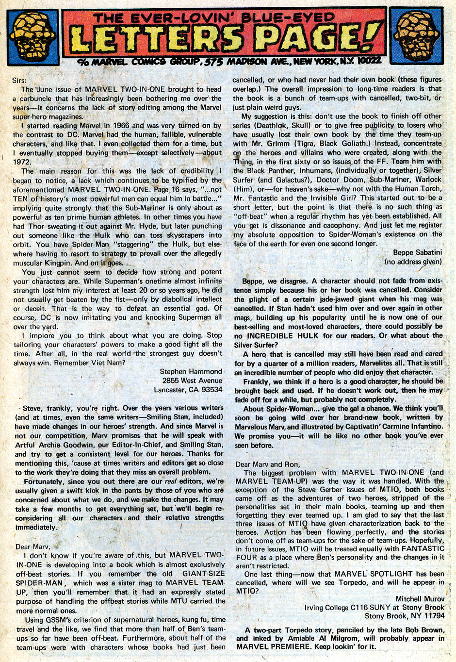 Marvel Two-In-One (1974) issue 32 - Page 20