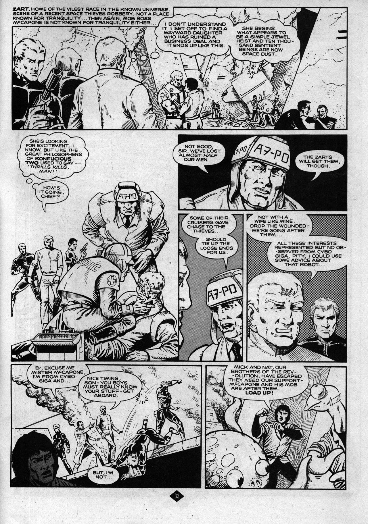 Read online Captain Britain (1985) comic -  Issue #8 - 33