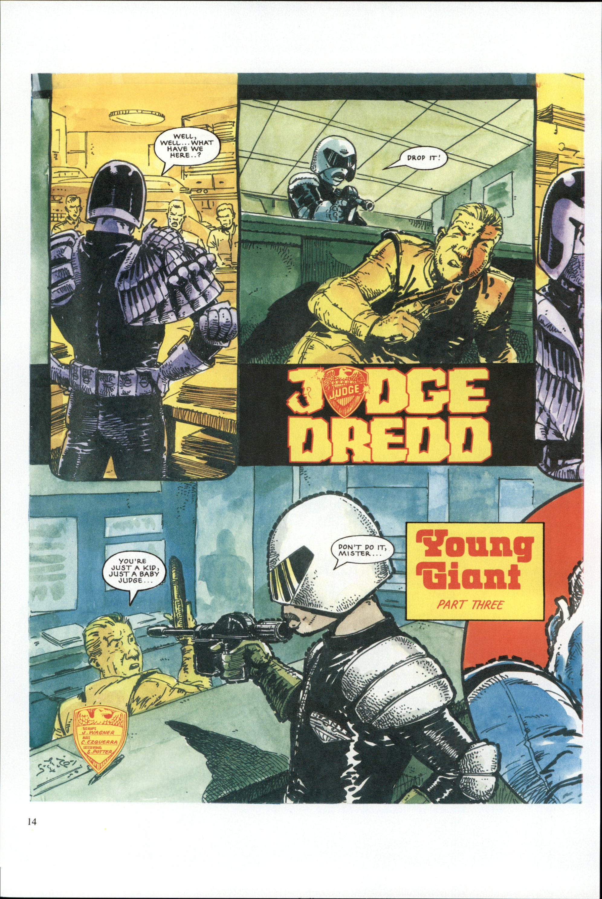 Read online Dredd Rules! comic -  Issue #17 - 16
