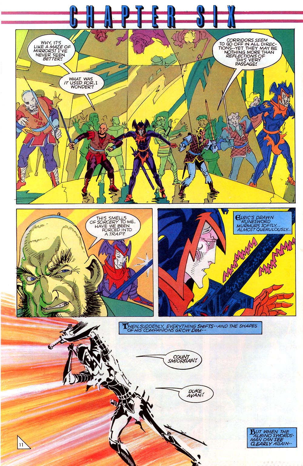 Read online Elric: Sailor on the Seas of Fate comic -  Issue #7 - 12