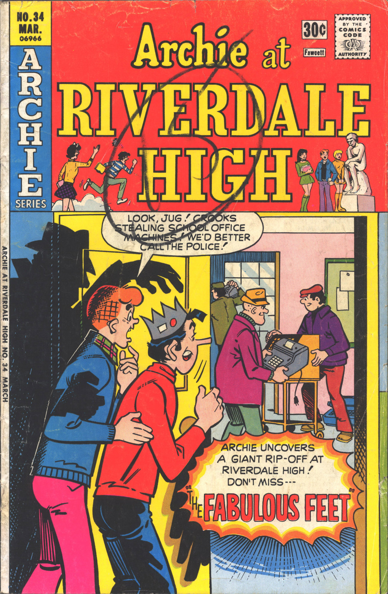 Read online Archie at Riverdale High (1972) comic -  Issue #34 - 1