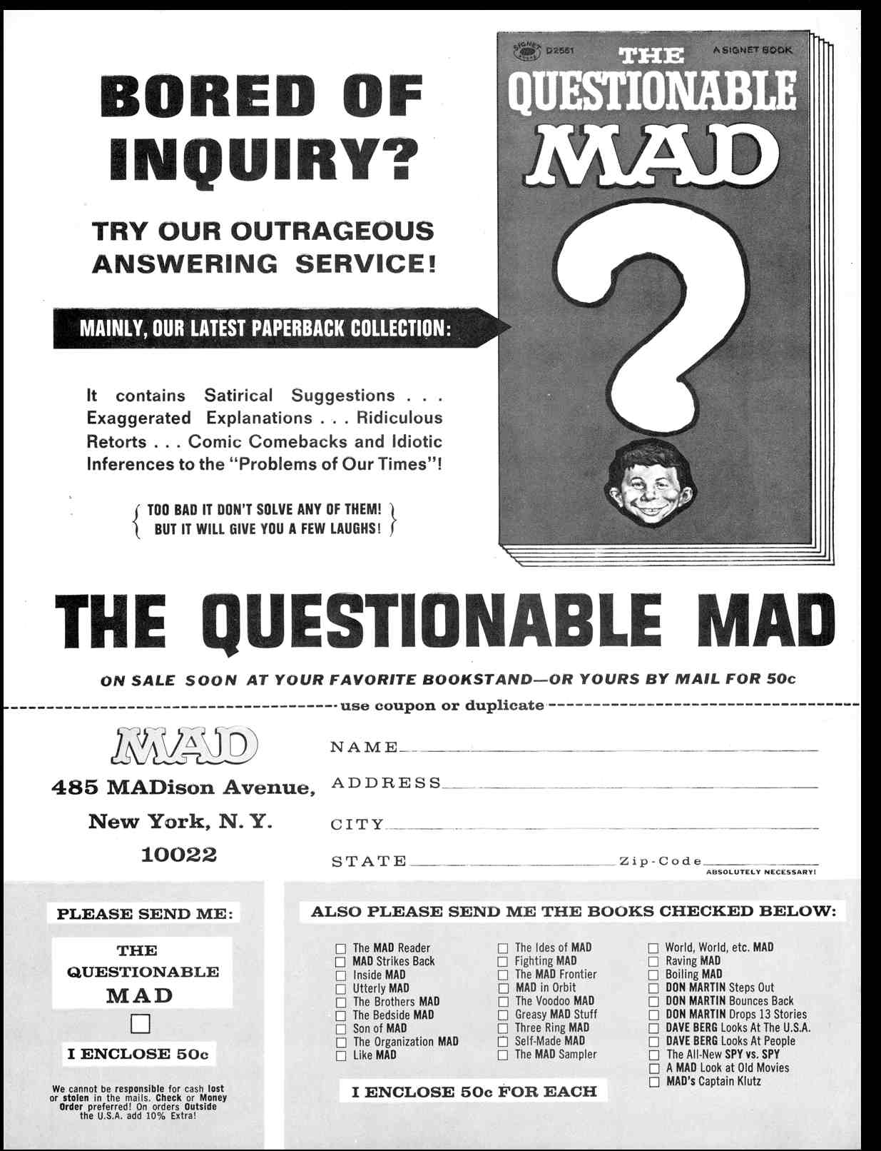 Read online MAD comic -  Issue #111 - 2