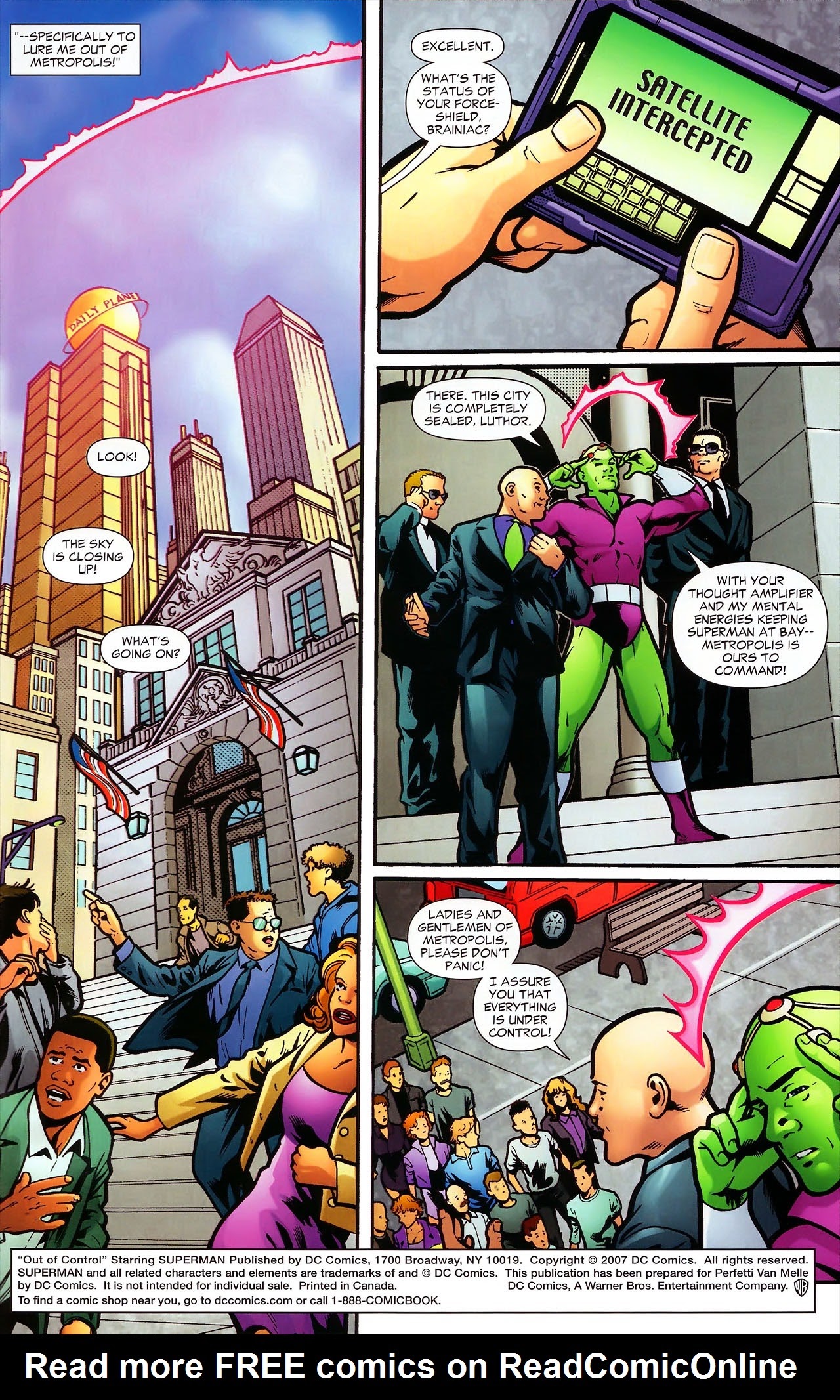 Read online "Out of Control" Starring Superman comic -  Issue # Full - 3