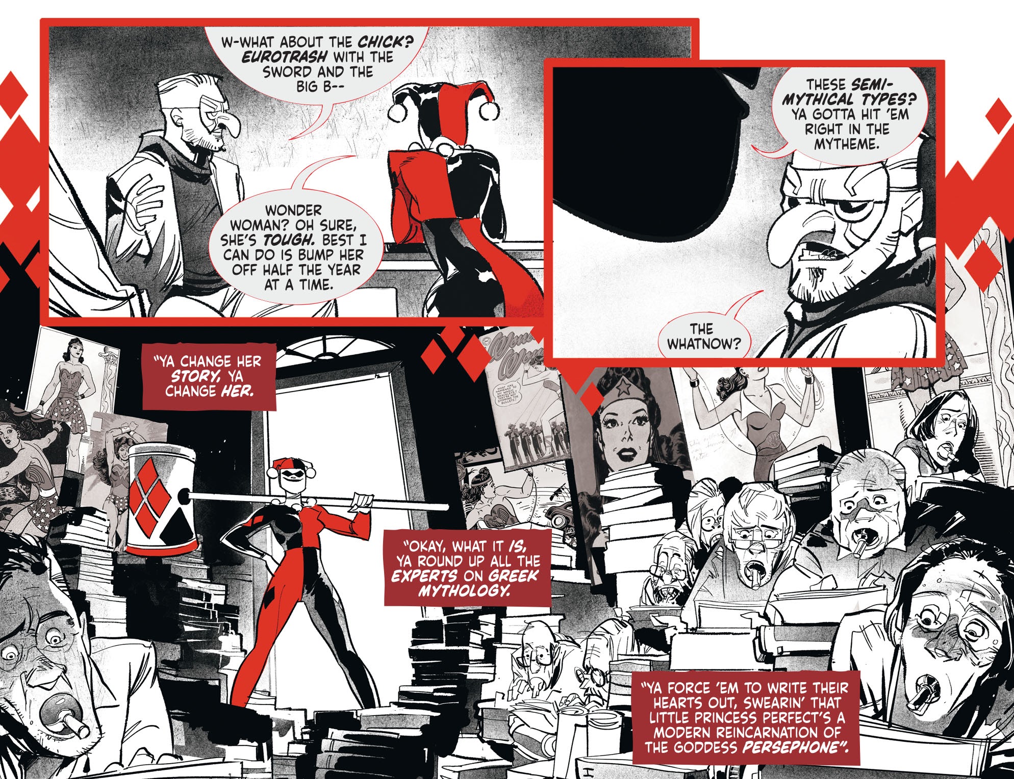 Read online Harley Quinn Black   White   Red comic -  Issue #11 - 13