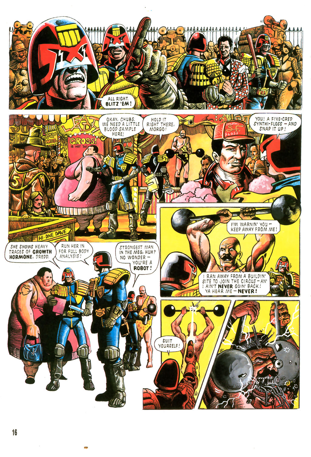 Read online Dredd Rules! comic -  Issue #1 - 14