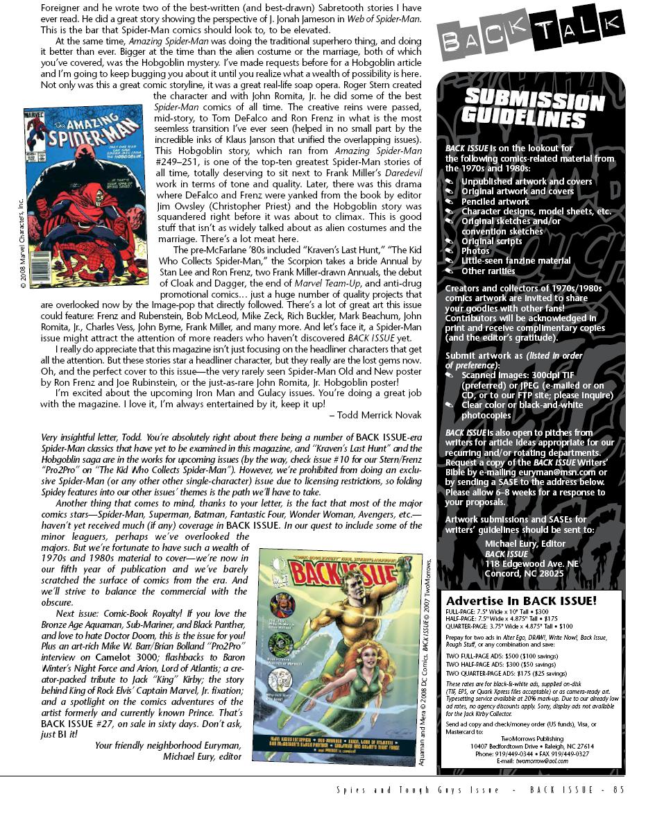 Read online Back Issue comic -  Issue #26 - 87