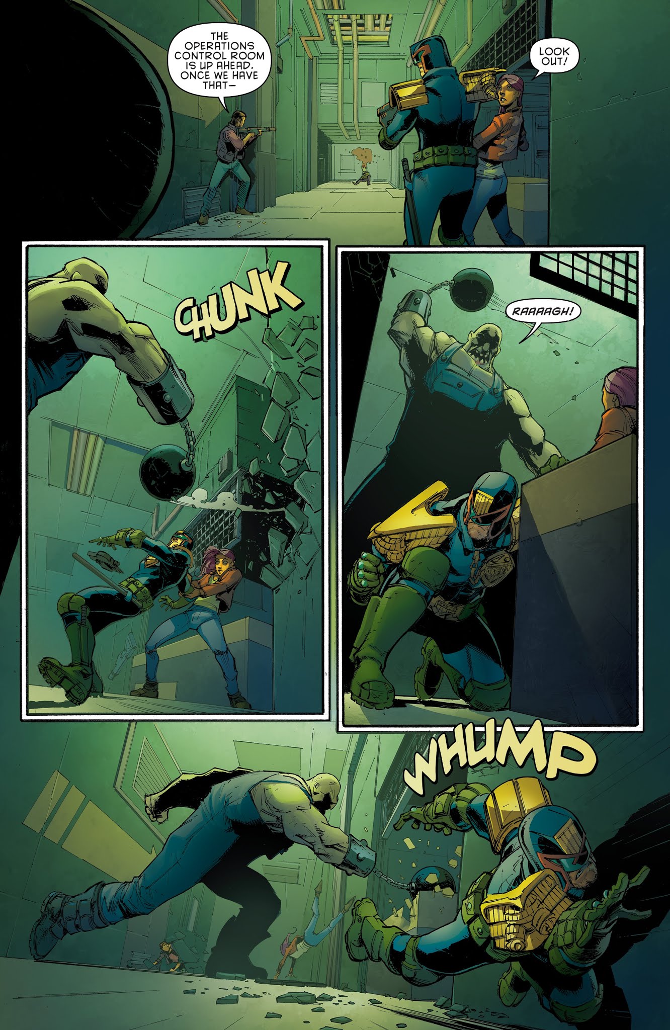 Read online Judge Dredd: Under Siege comic -  Issue #4 - 11