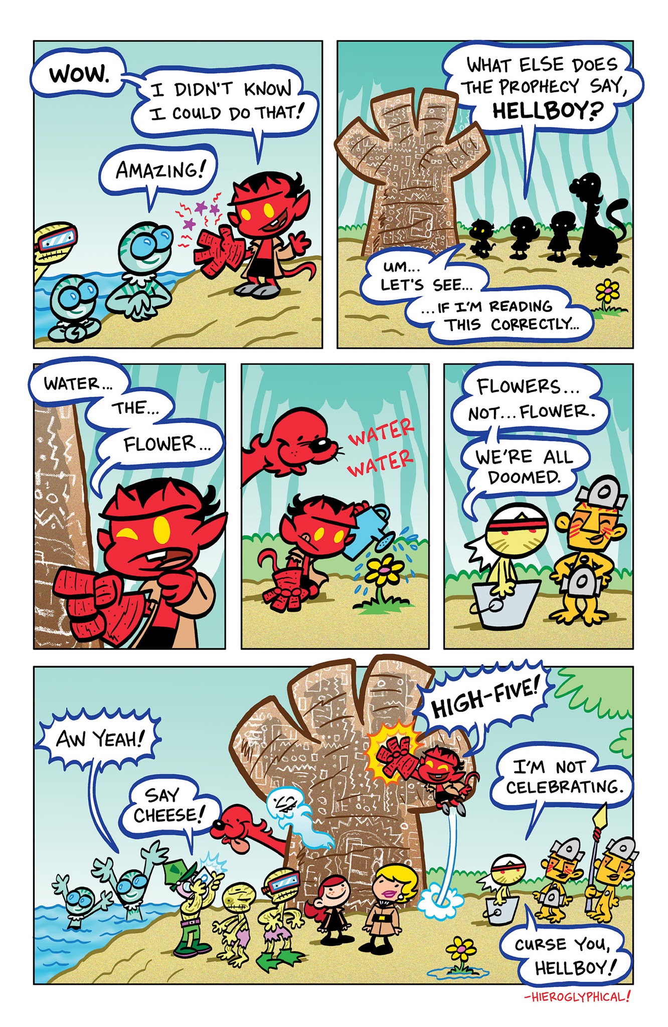 Read online Itty Bitty Hellboy: The Search for the Were-Jaguar! comic -  Issue #2 - 24