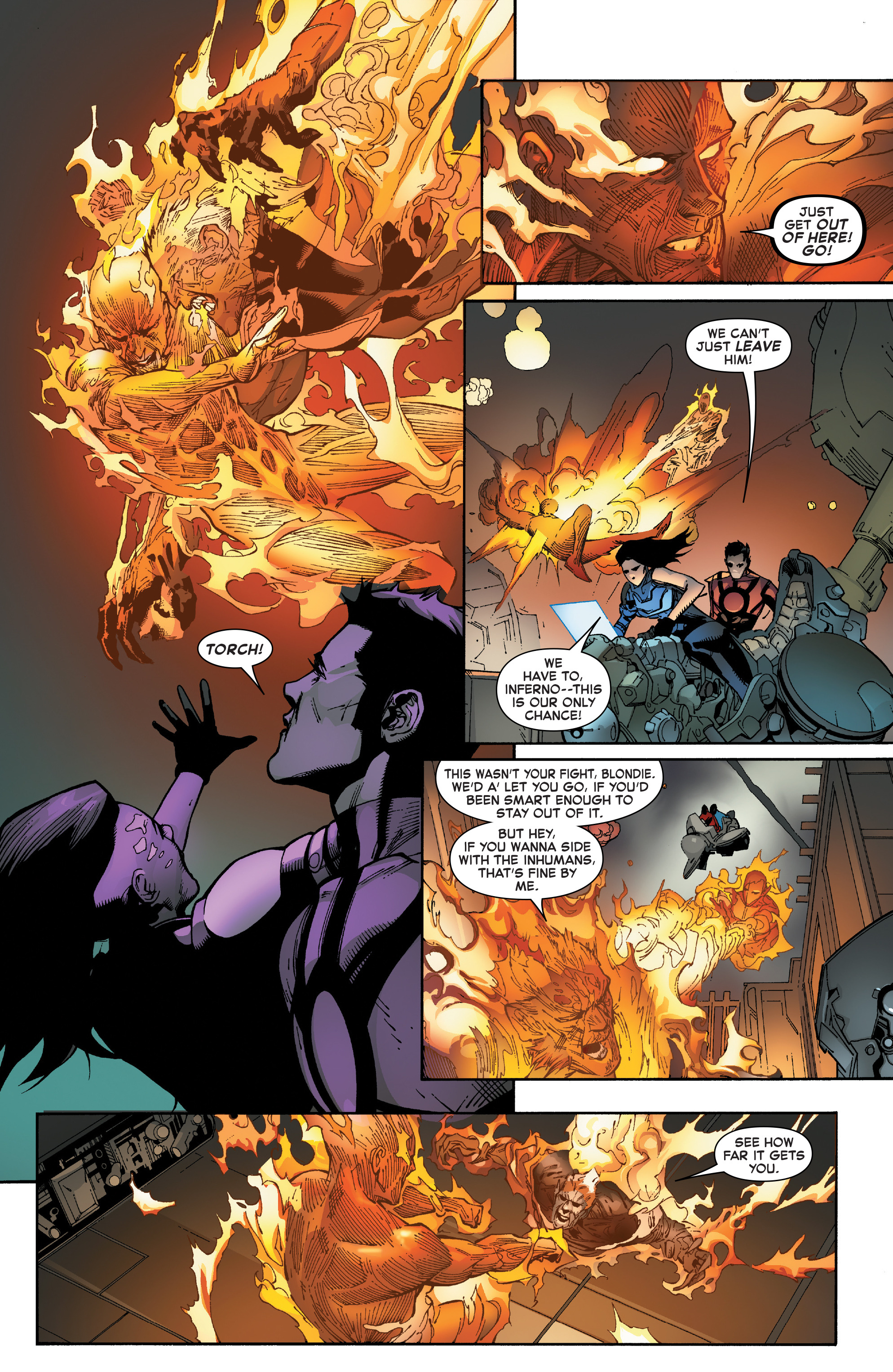 Read online Inhumans Vs. X-Men comic -  Issue #2 - 16