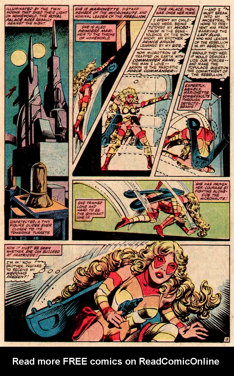 Read online Micronauts (1979) comic -  Issue #45 - 16