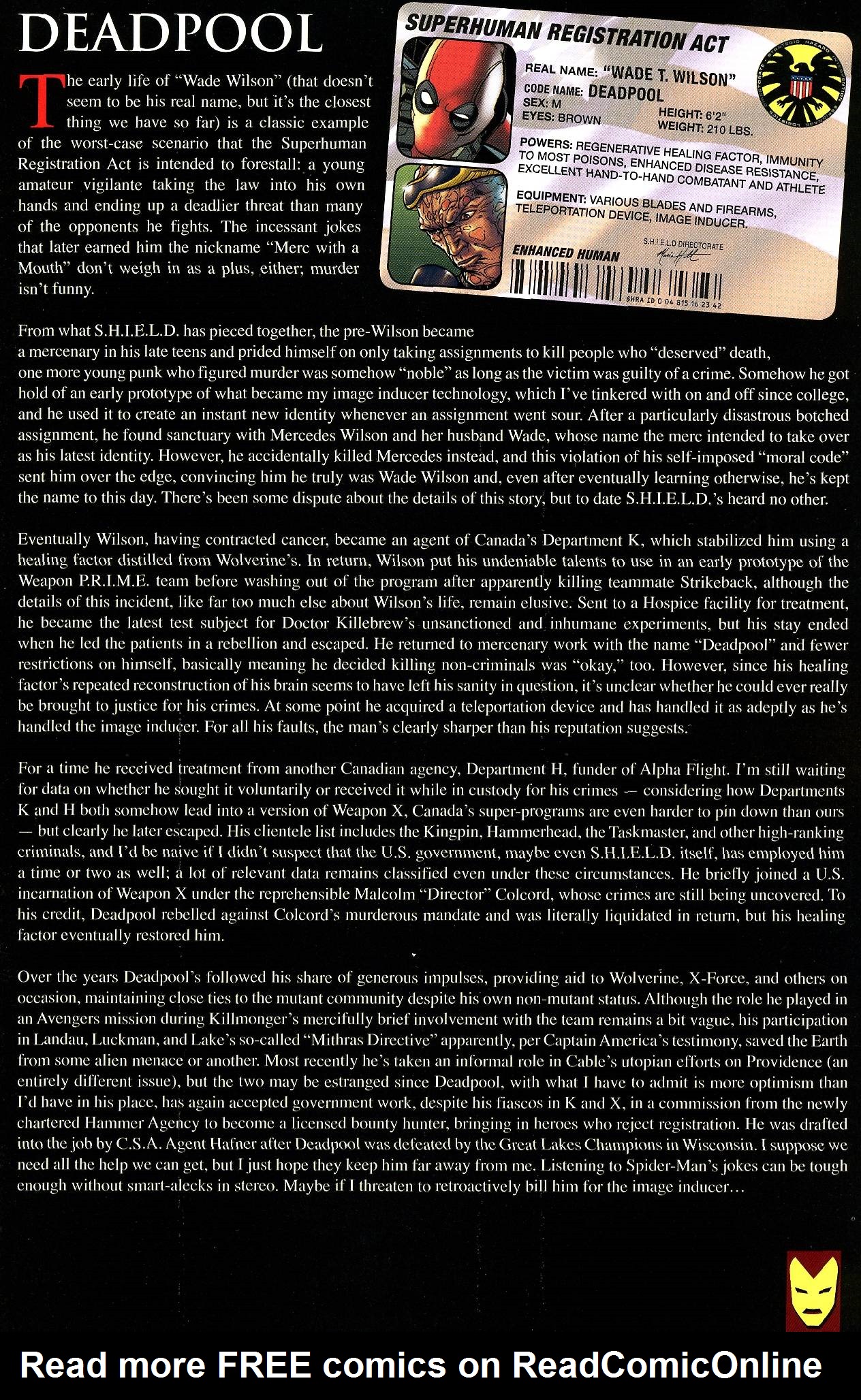 Read online Civil War Files comic -  Issue # Full - 15