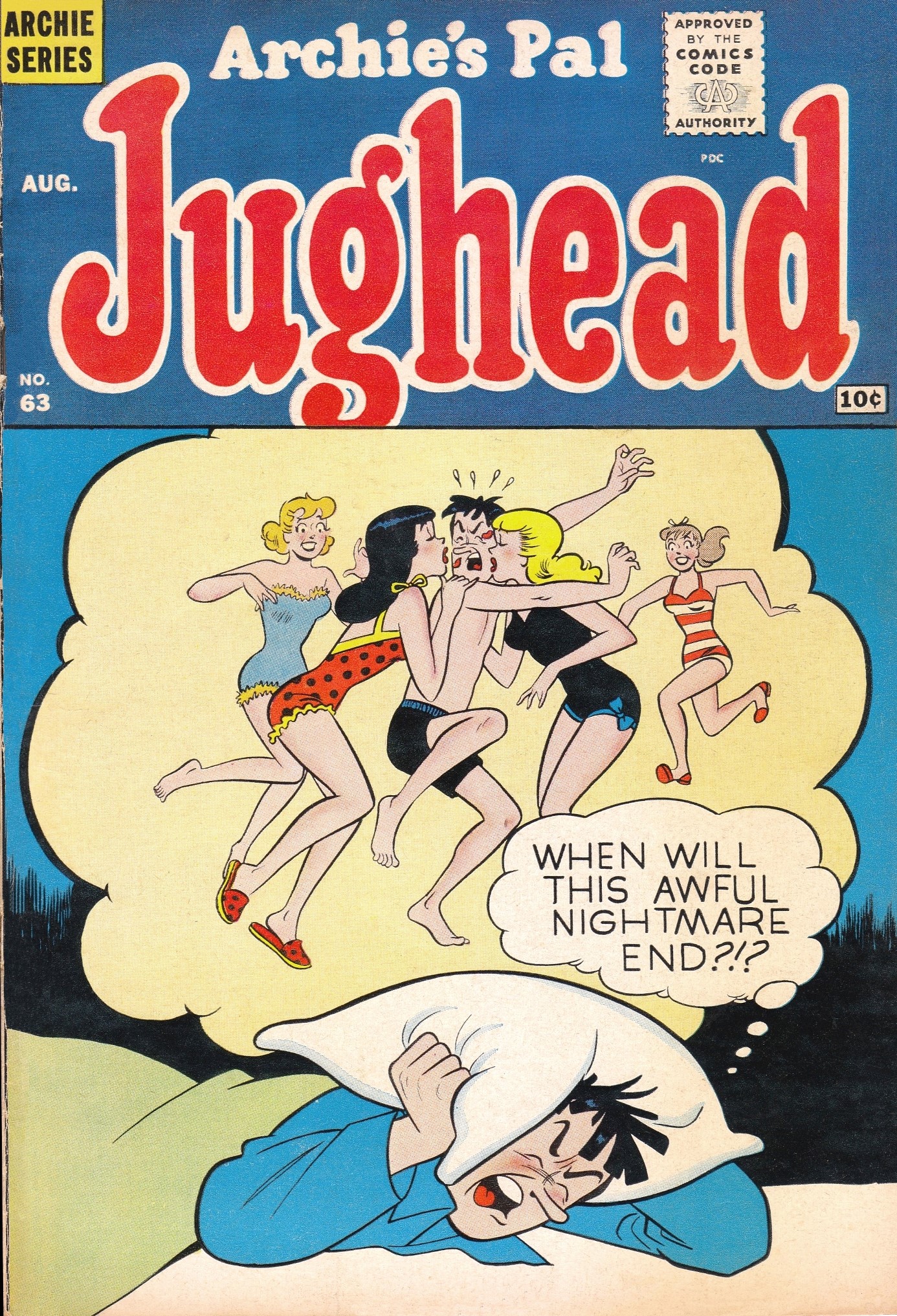 Read online Archie's Pal Jughead comic -  Issue #63 - 1