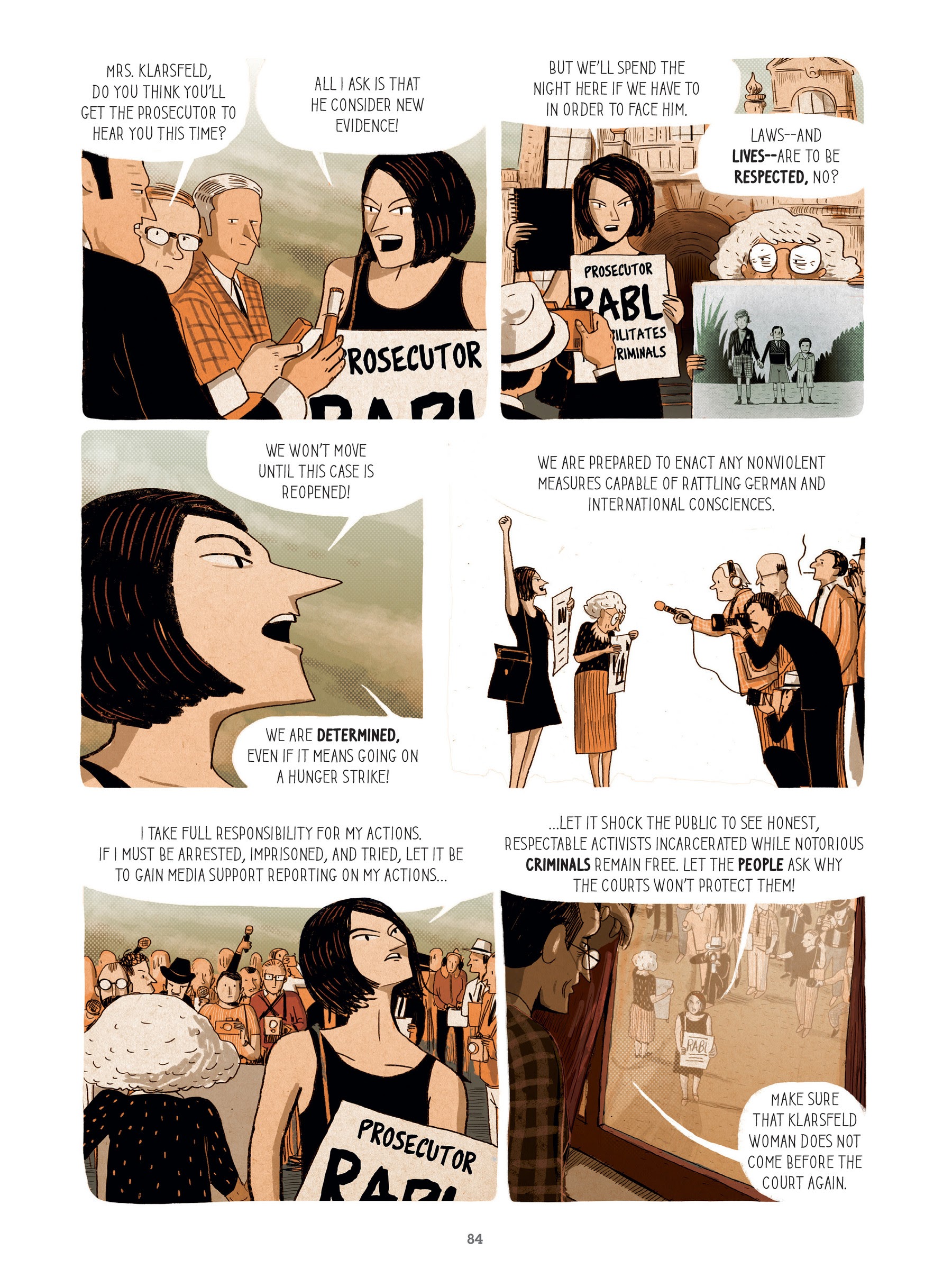 Read online For Justice: The Serge & Beate Klarsfeld Story comic -  Issue # TPB (Part 1) - 84