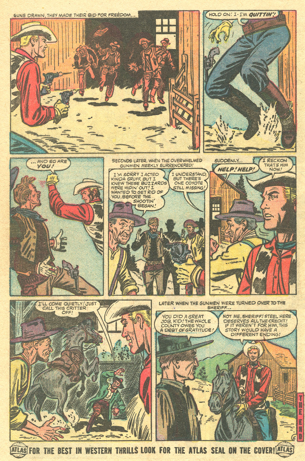 Read online Kid Colt Outlaw comic -  Issue #51 - 8