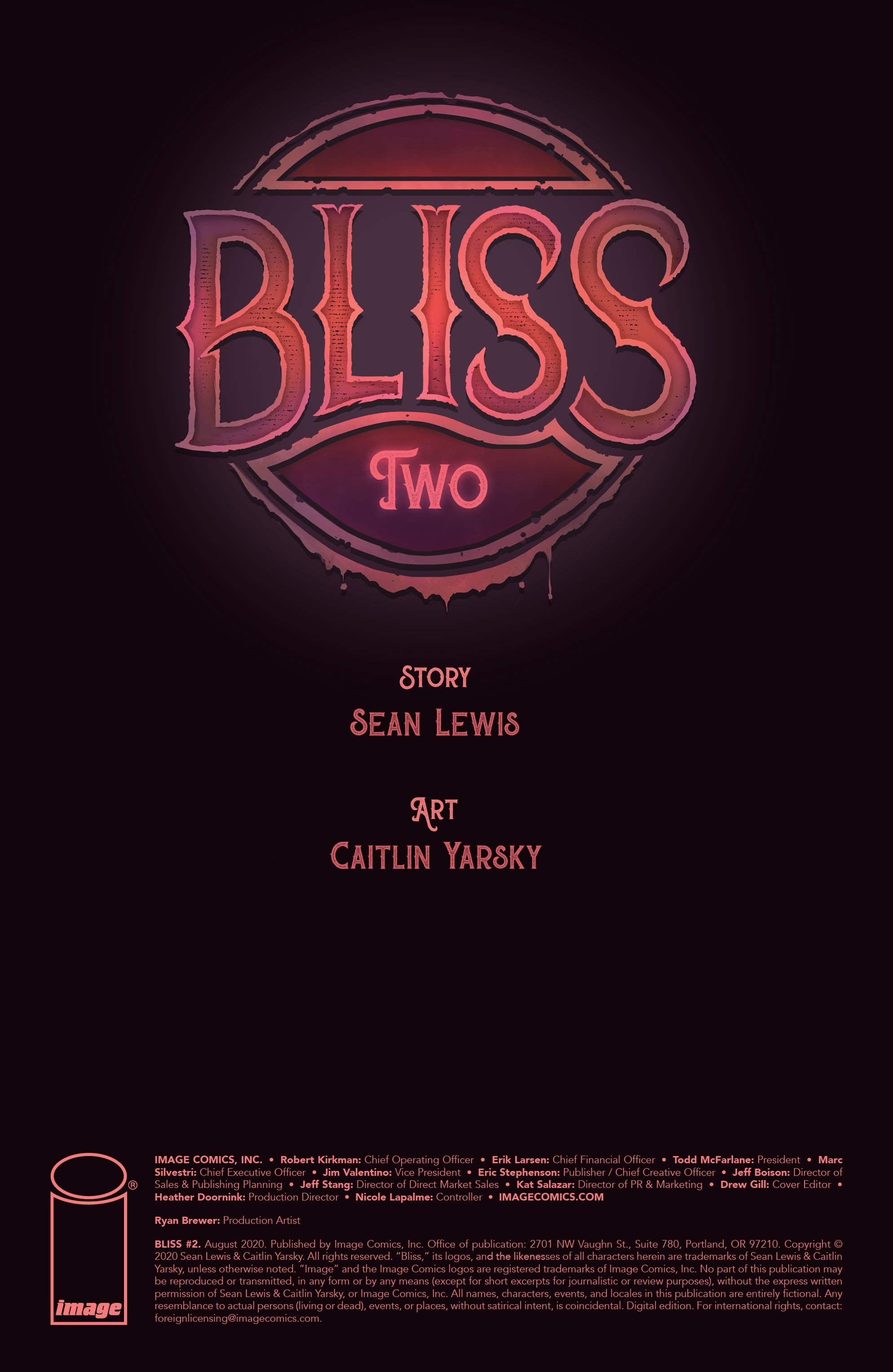 Read online Bliss comic -  Issue #2 - 2