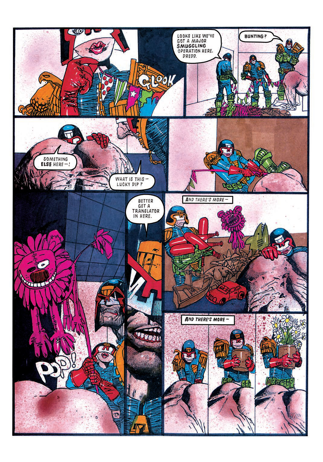 Read online Judge Dredd [Collections - Rebellion] comic -  Issue # TPB Judge Dredd - Heavy Metal Dredd - 111