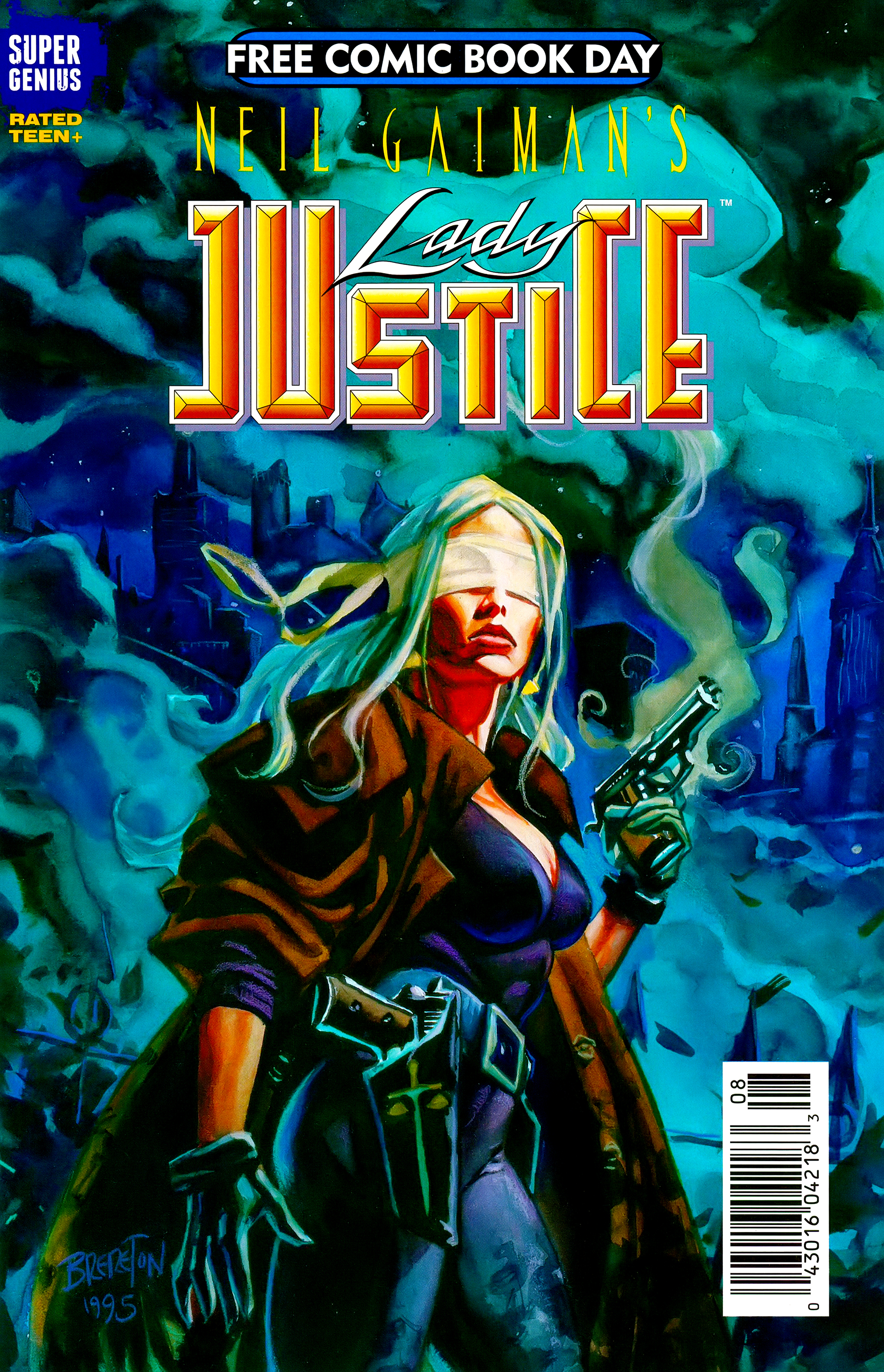 Read online Free Comic Book Day 2015 comic -  Issue # Neil Gaiman's Lady Justice - 1