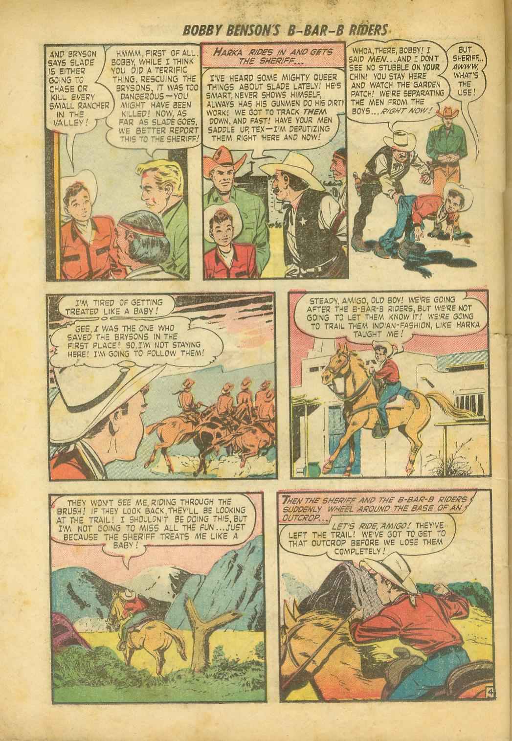 Read online Bobby Benson's B-Bar-B Riders comic -  Issue #8 - 30