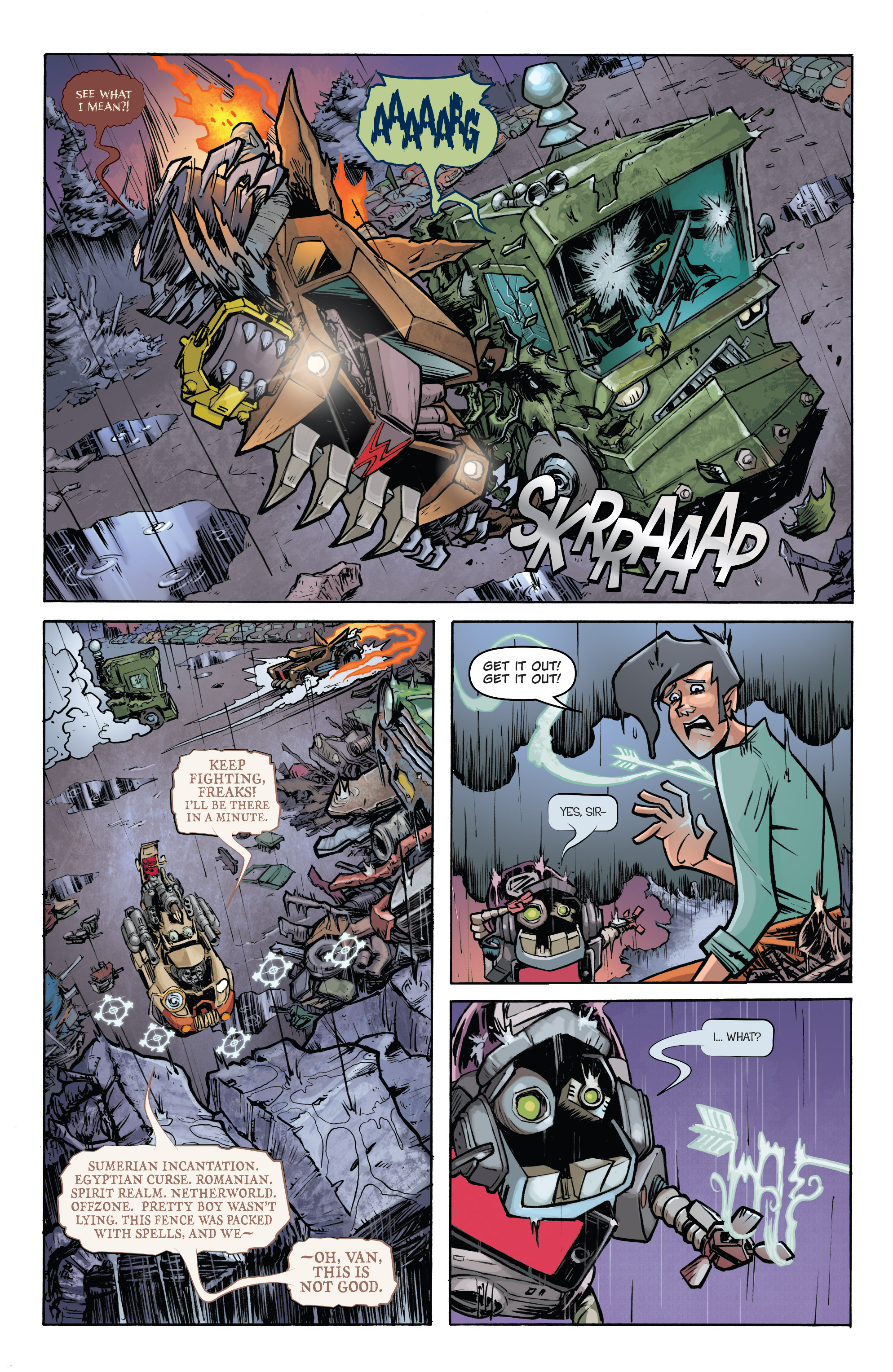 Read online Monster Motors: The Curse of Minivan Helsing comic -  Issue #1 - 14