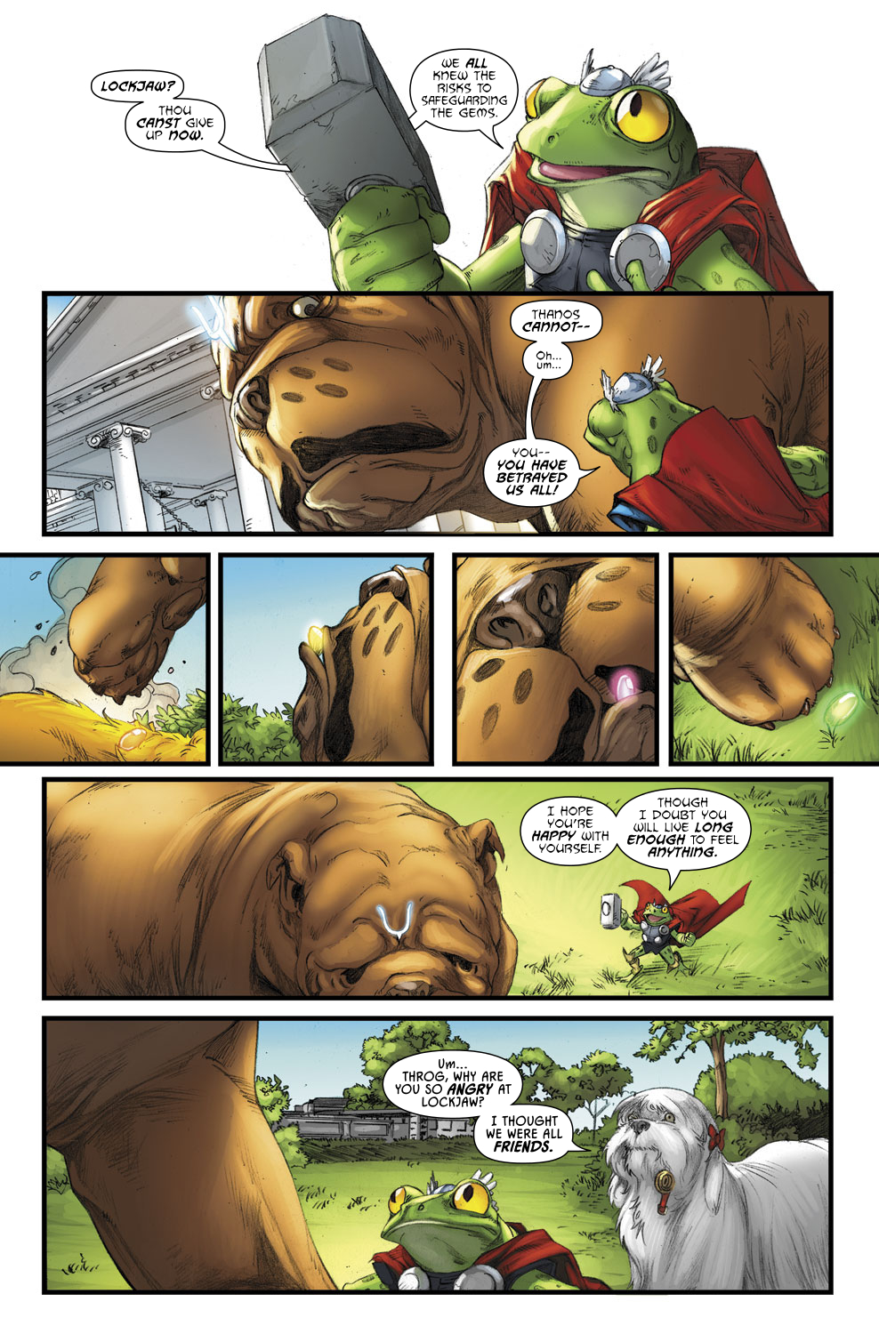 Read online Lockjaw and the Pet Avengers comic -  Issue #4 - 12