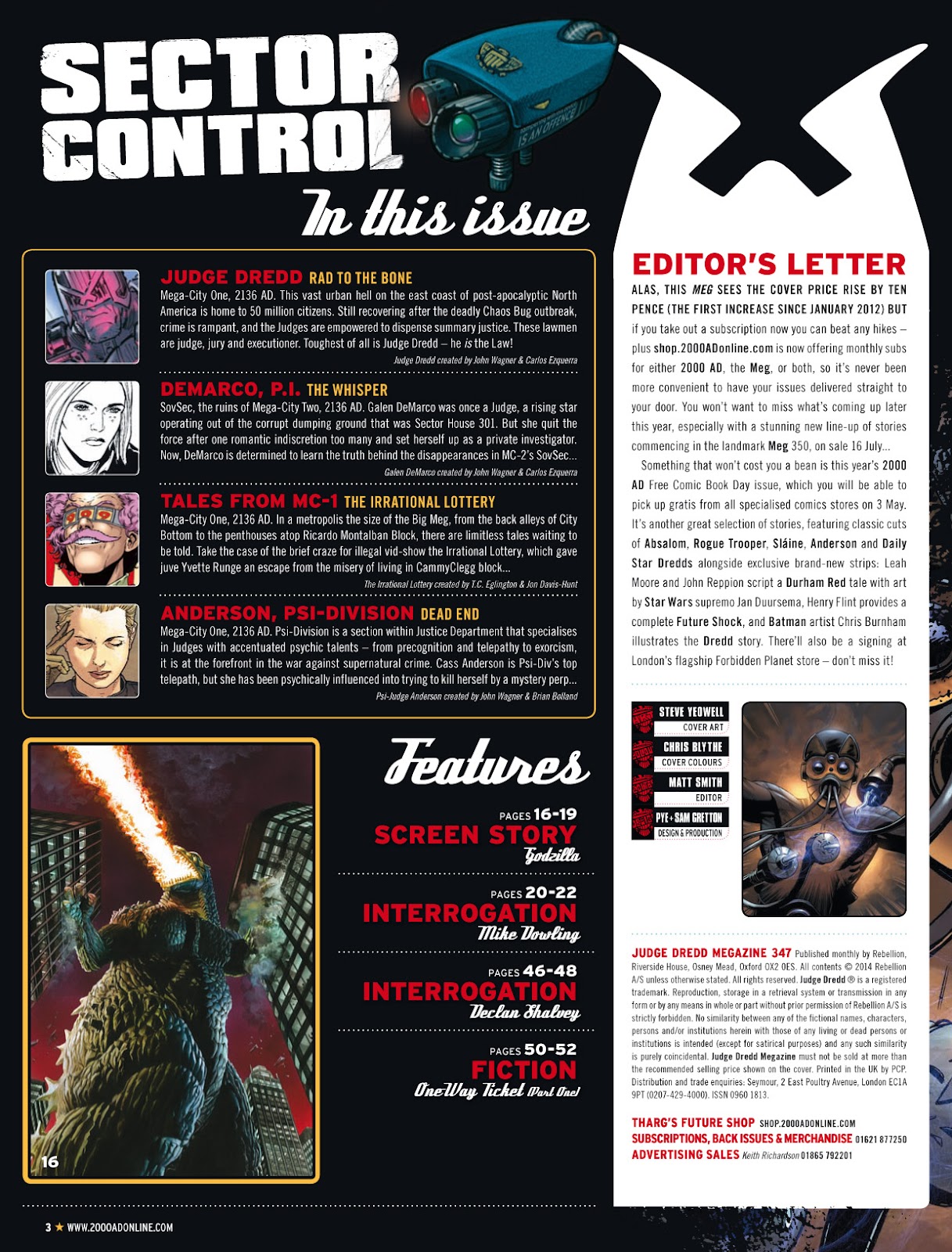 Judge Dredd Megazine (Vol. 5) issue 347 - Page 3