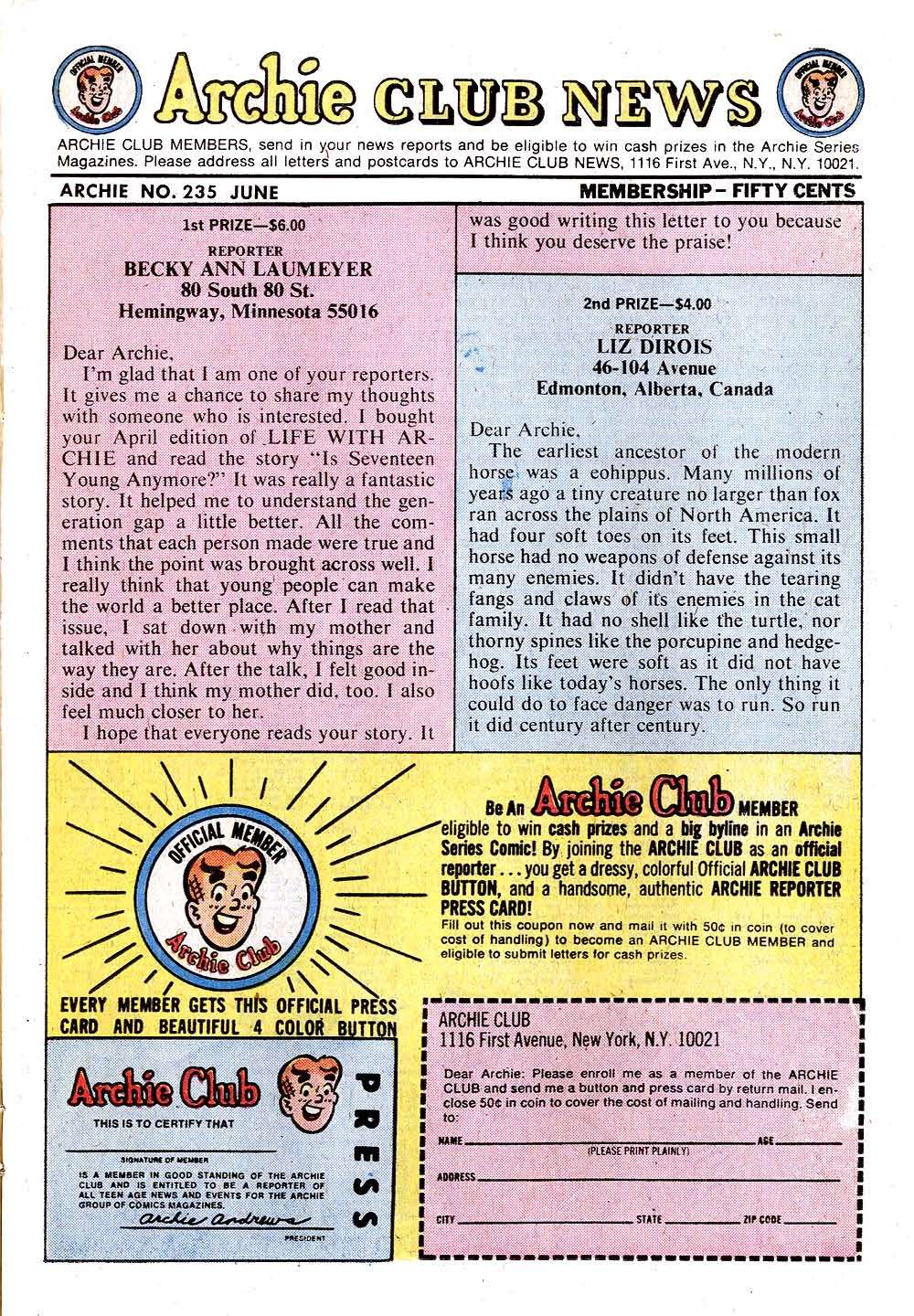 Read online Archie (1960) comic -  Issue #235 - 11