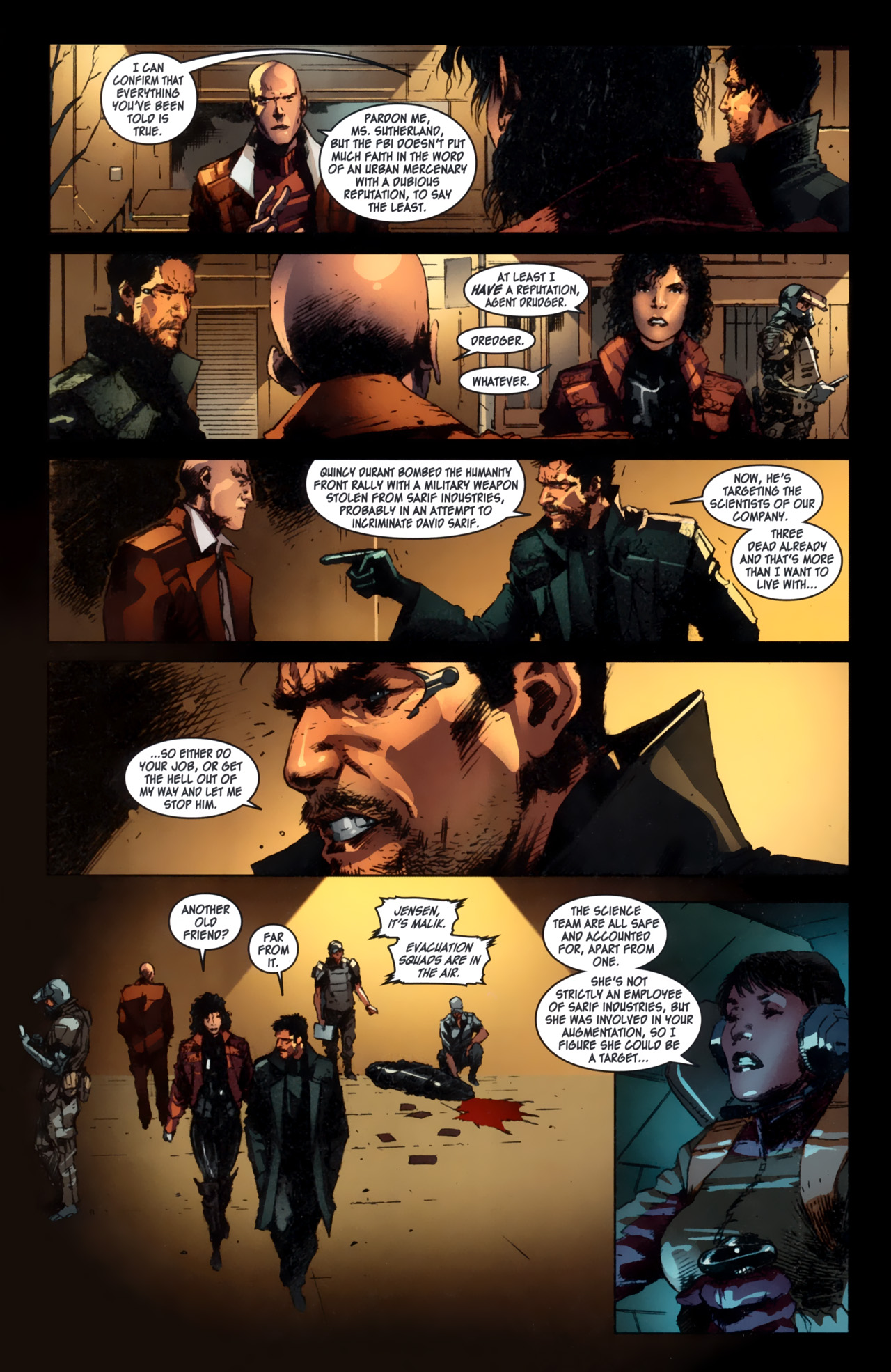 Read online Deus Ex comic -  Issue #4 - 10