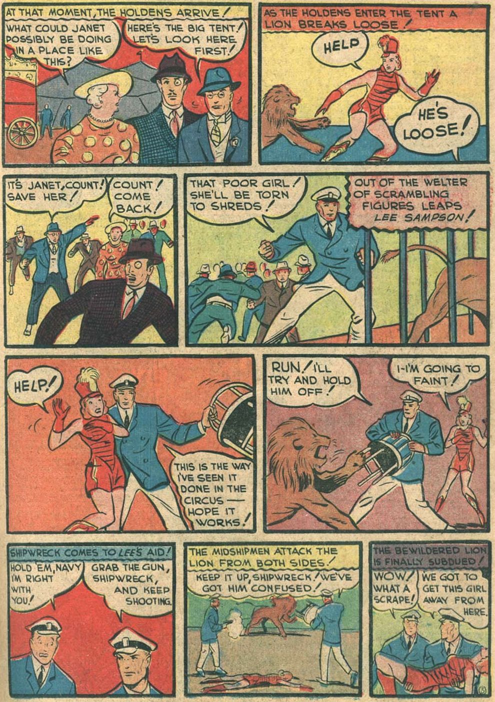 Read online Pep Comics comic -  Issue #8 - 43