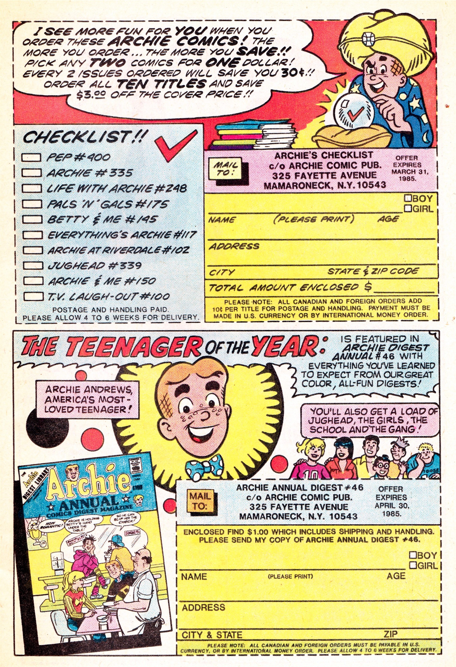 Read online Archie's TV Laugh-Out comic -  Issue #100 - 11