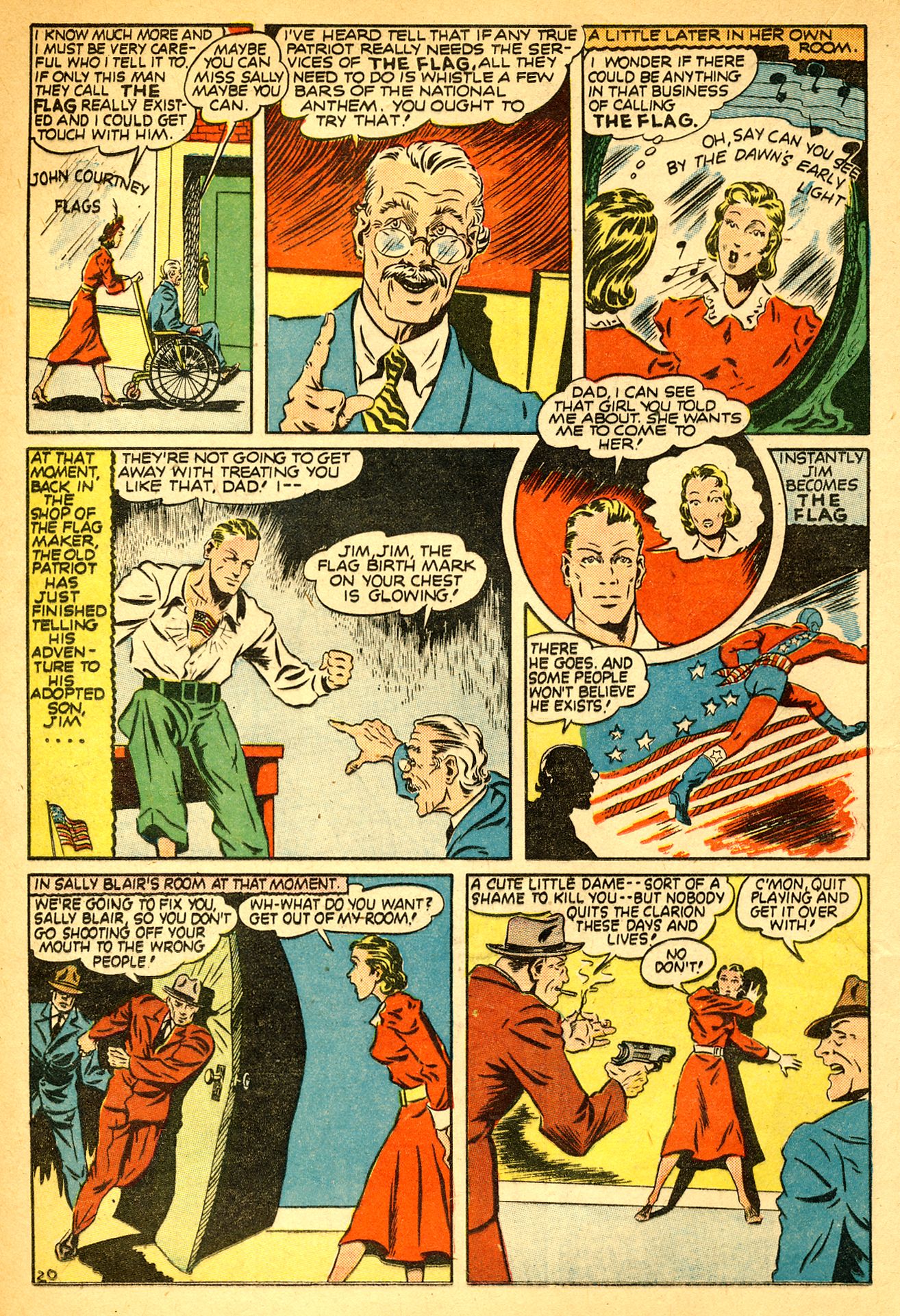 Read online Our Flag Comics comic -  Issue #2 - 21