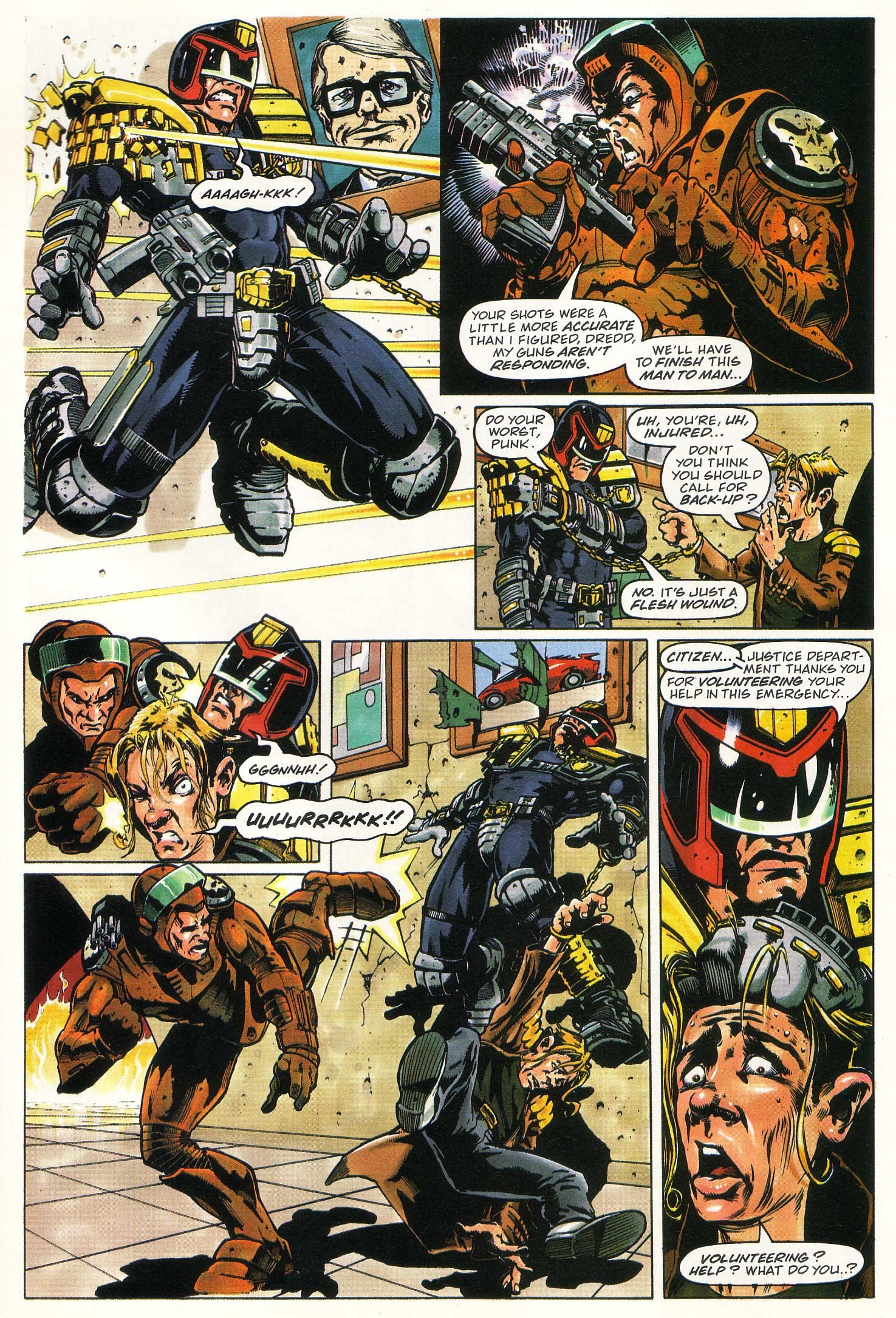 Read online Judge Dredd Lawman of the Future comic -  Issue #5 - 13